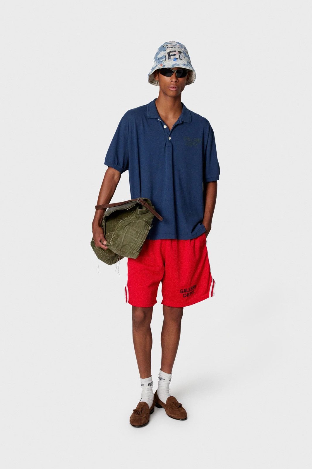 Gallery Dept. GALLERY DEPT. VENICE COURT SHORTS RED LOGO MESH Large Size US 34 / EU 50 - 3 Thumbnail