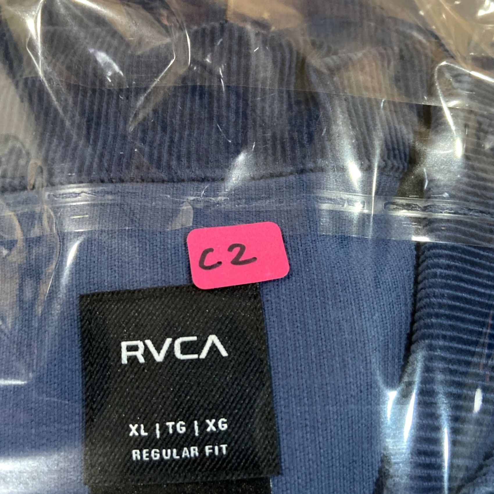 RVCA RVCA Button-Up Long Sleeve Corduroy Shirt XL Duck Blue Men Regular 100 Cotton Pockets Logo Size US XL / EU 56 / 4 - 8 Thumbnail