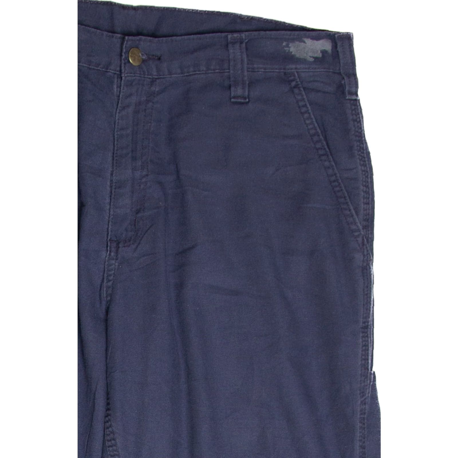 Carhartt VINTAGE Carhartt Workwear Pants 475 Blue Navy Cotton Polyester 33x30 Mens Size US 33 - 2 Thumbnail