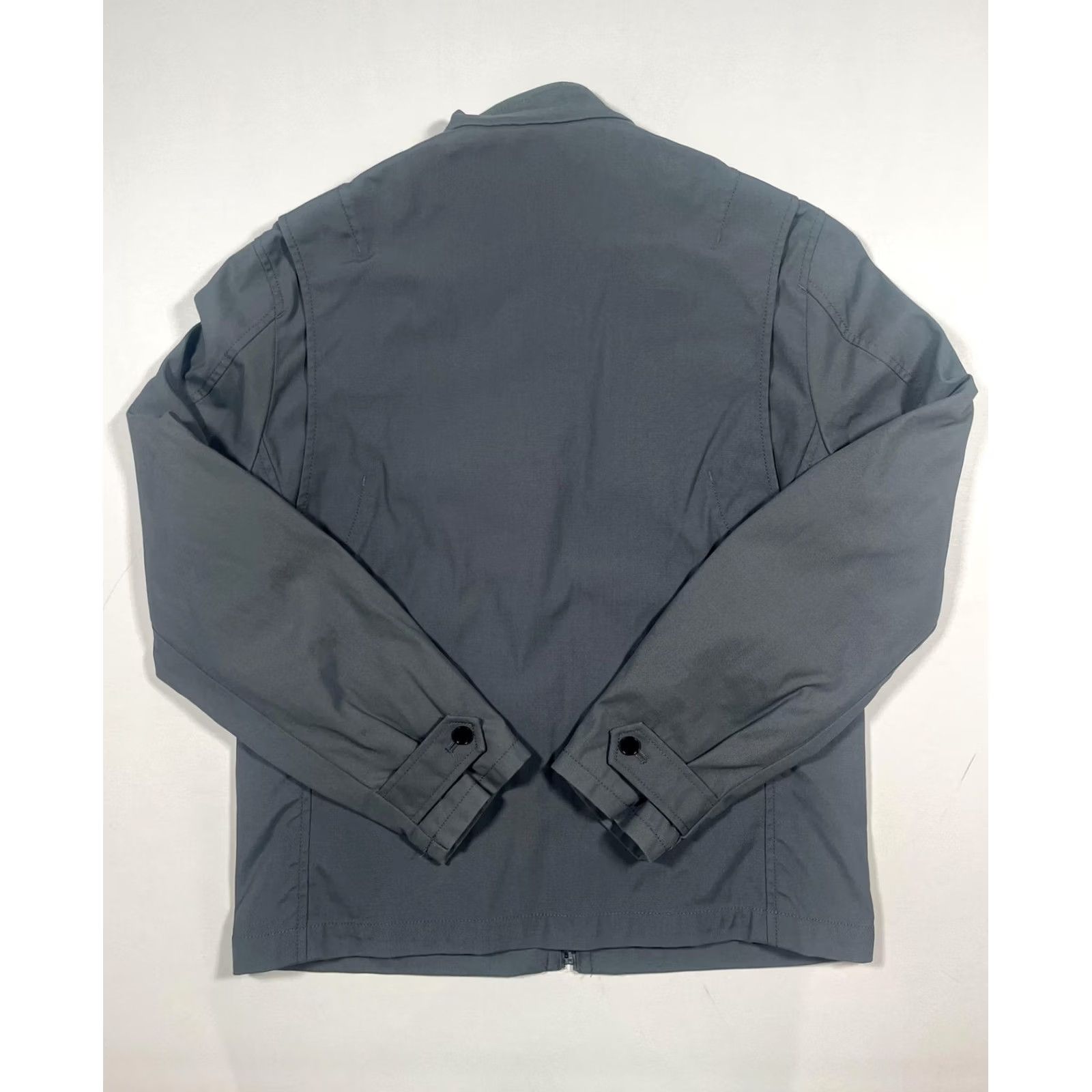 Banana Republic Banana Republic Jacket Mens M Gray Military Nylon Polyester Lined Full Zip Pockets Stand Collar Short Size US M / EU 48-50 / 2 - 2 Thumbnail
