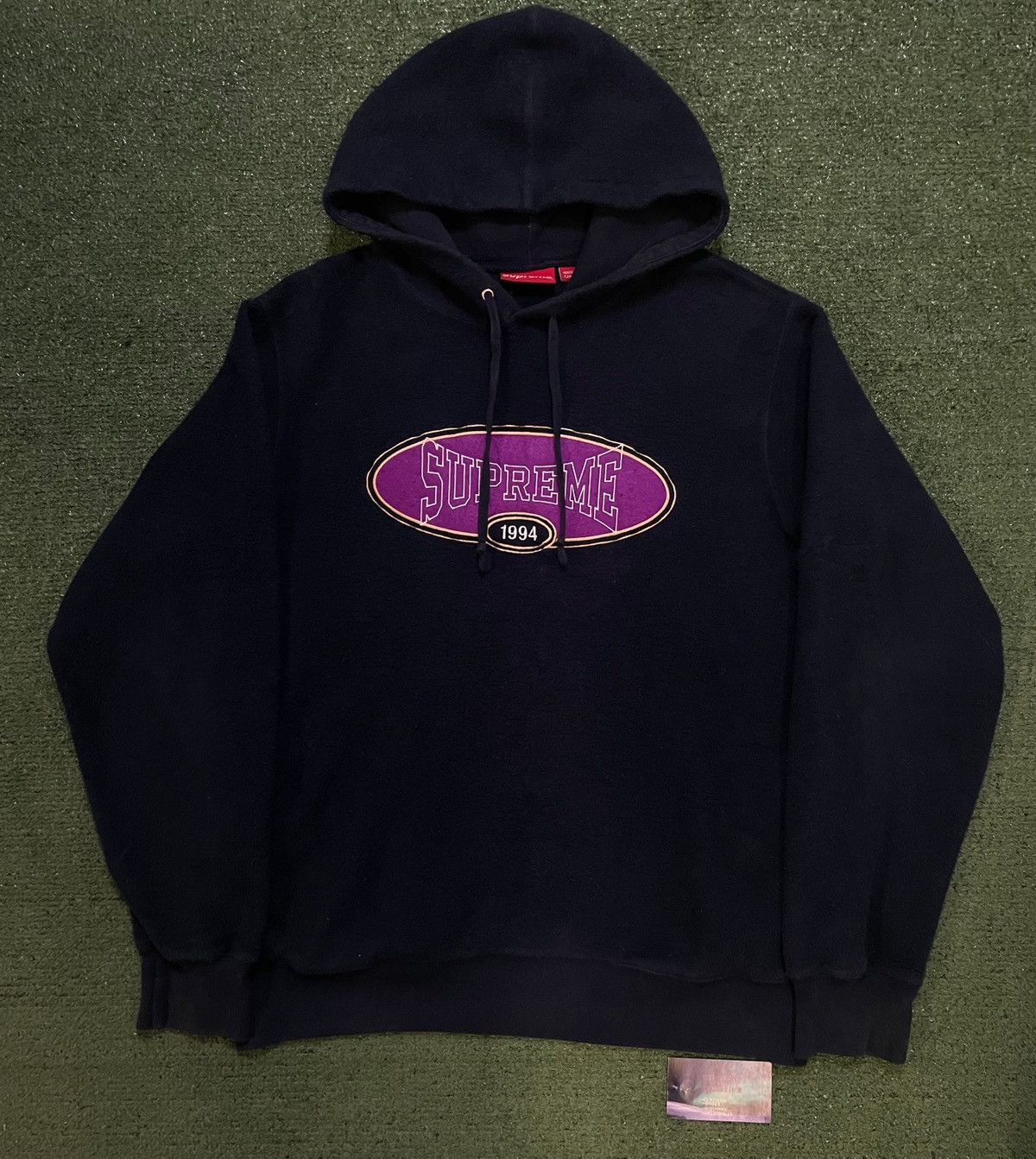 Supreme Supreme navy reverse fleece hoodie Size US M / EU 48-50 / 2 - 1 Thumbnail