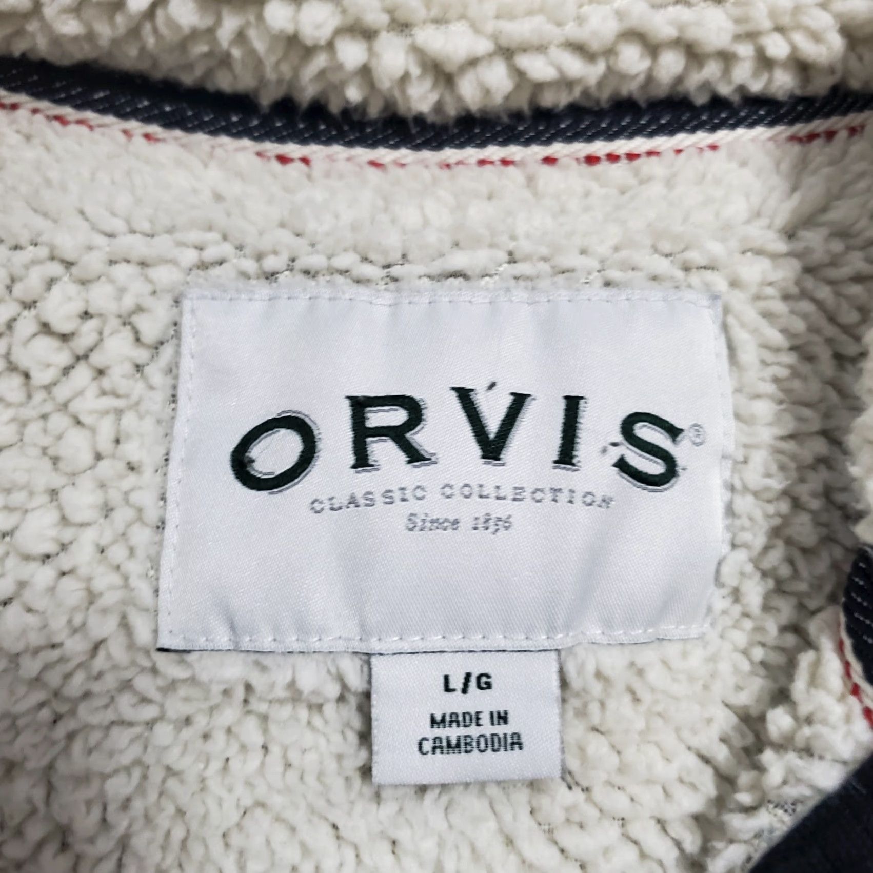 Orvis Orvis 1/4 Zip Pullover Sweatshirt Men L Marled Gray Fleece Lined Outdoor Thick Zip Mock Neck Size US L / EU 52-54 / 3 - 3 Thumbnail