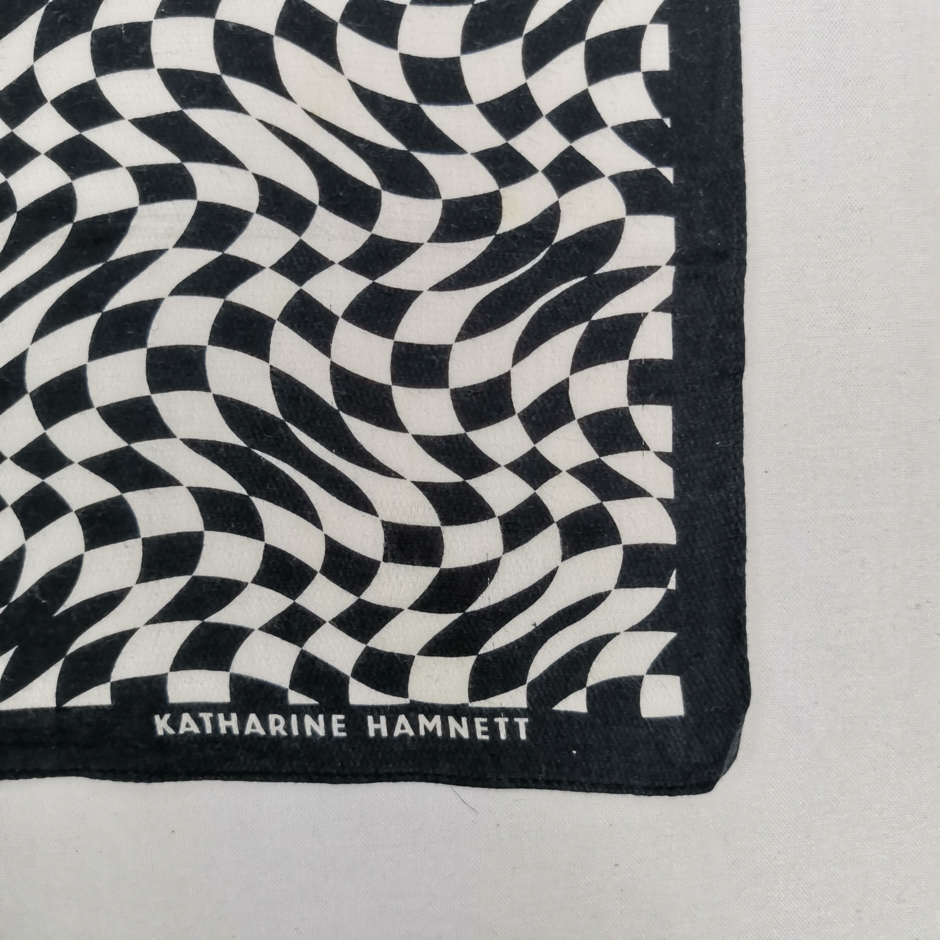 Katharine Hamnett London Vintage Kathrine Hamnett Handkerchief Neckerchief Bandana Size ONE SIZE - 3 Thumbnail