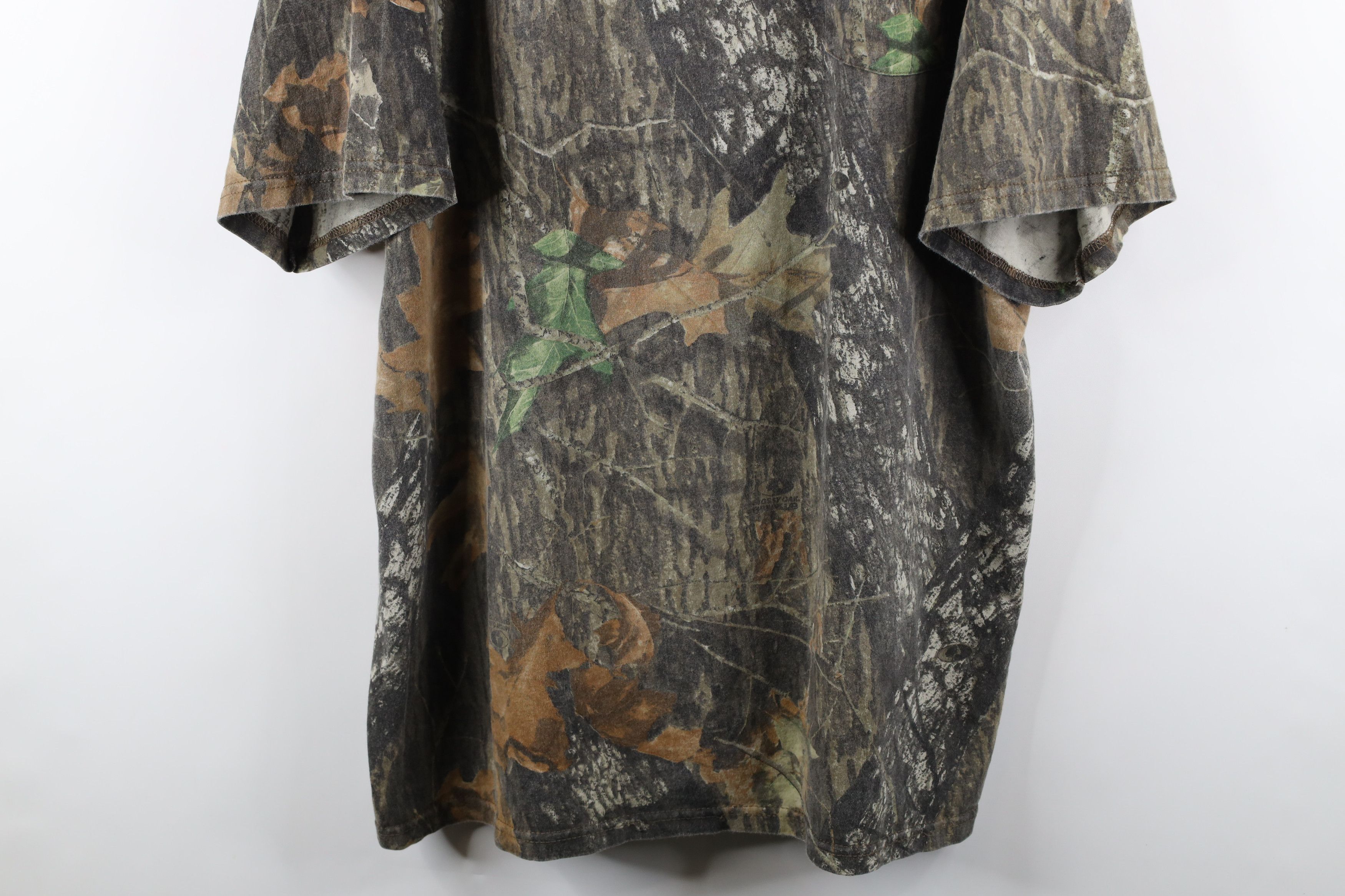Vintage Vintage 90s Jerzees Camouflage Pocket T-Shirt 3XL Size US XXL / EU 58 / 5 - 3 Thumbnail