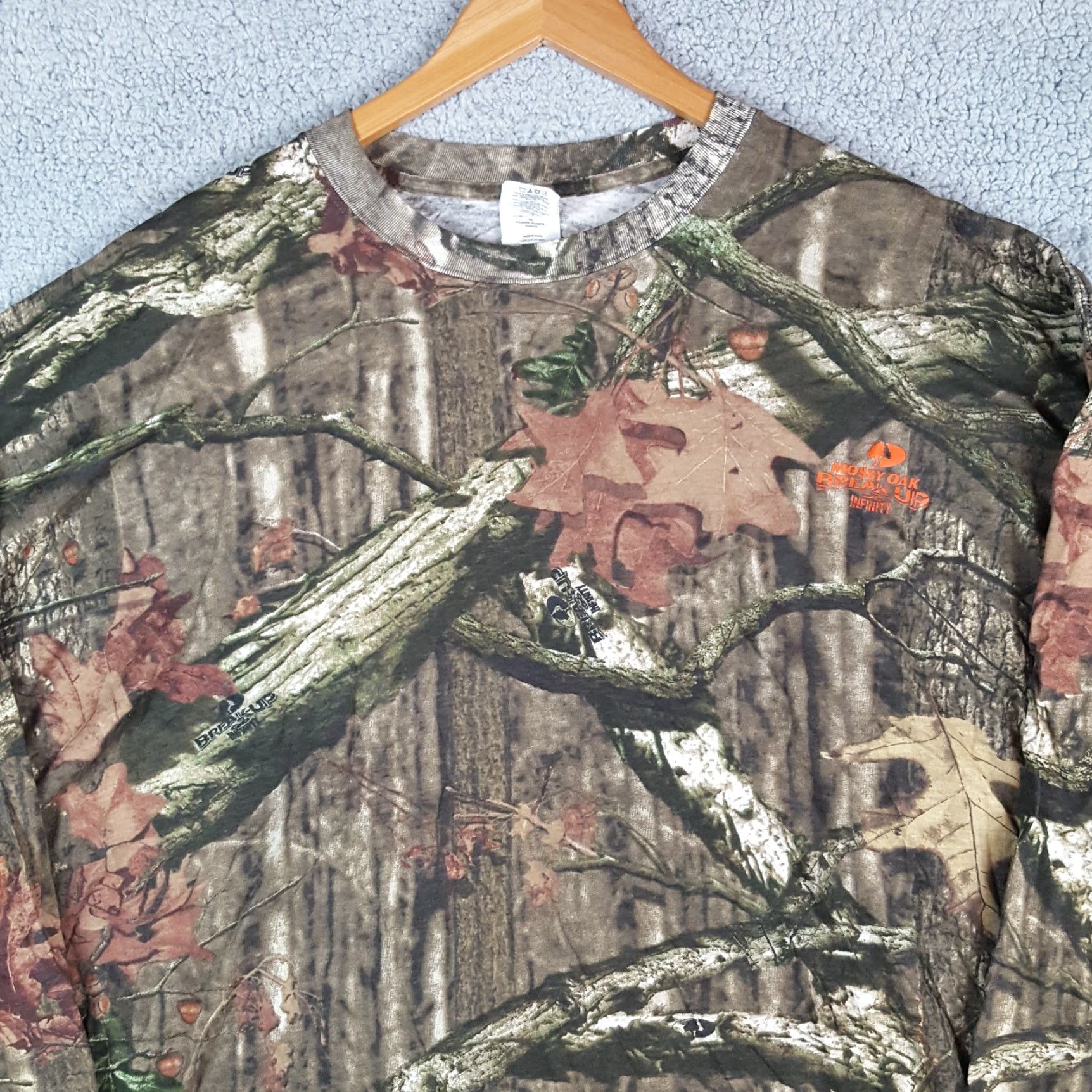 Vintage VINTAGE Mossy Oak Break Up Camo Long Sleeve Hunting Tee Men's 3XL Hunter T Shirt Show details? Size US XXL / EU 58 / 5 - 2 Thumbnail