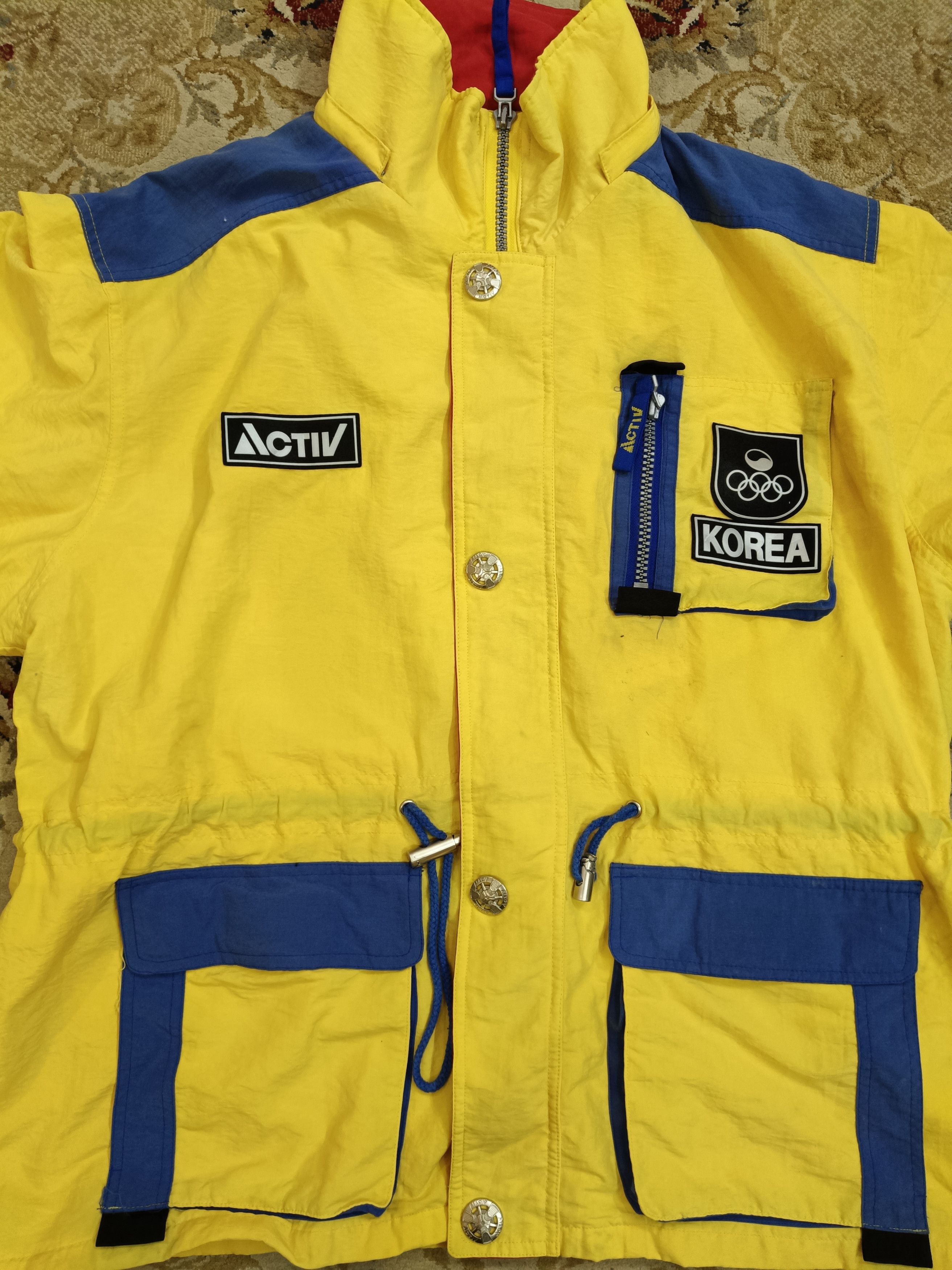Vintage Olympic Korea Jacket Size US XL / EU 56 / 4 - 1 Thumbnail