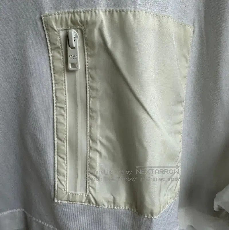 Prada Prada Summer XL Men's White Cotton T-Shirt. Size US XL / EU 56 / 4 - 5 Thumbnail