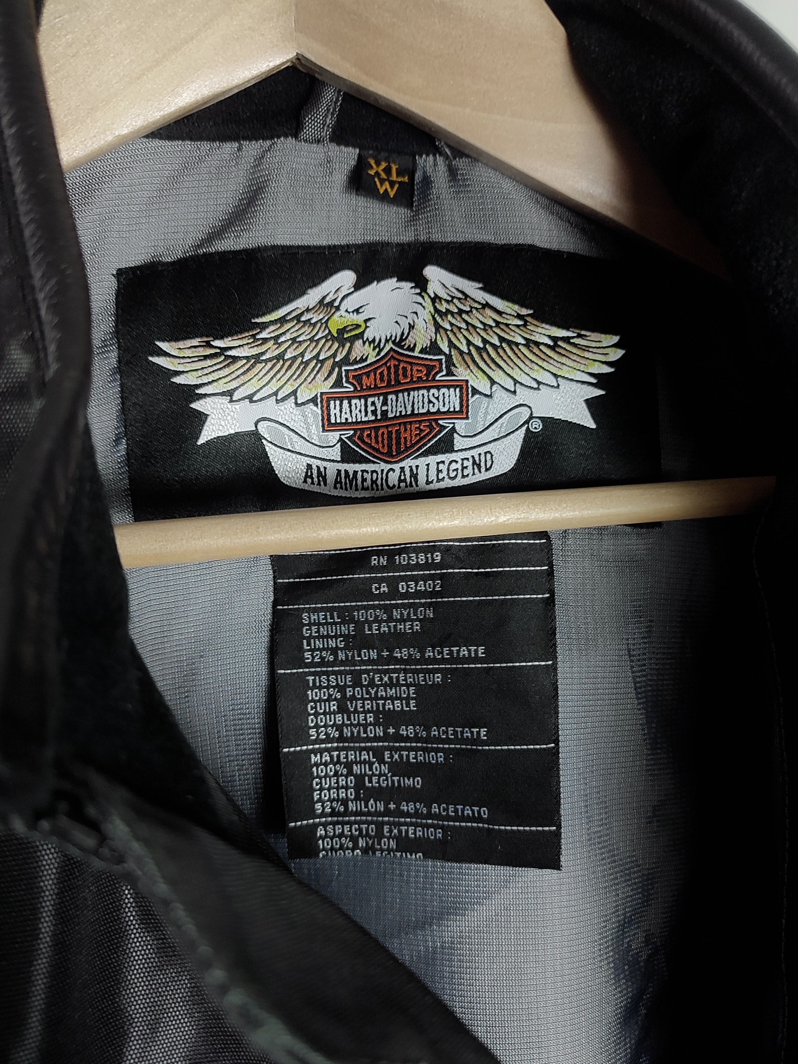 Harley Davidson Vintage Harley Davidson Reflective Nylon Biker Jacket Size US L / EU 52-54 / 3 - 11 Thumbnail