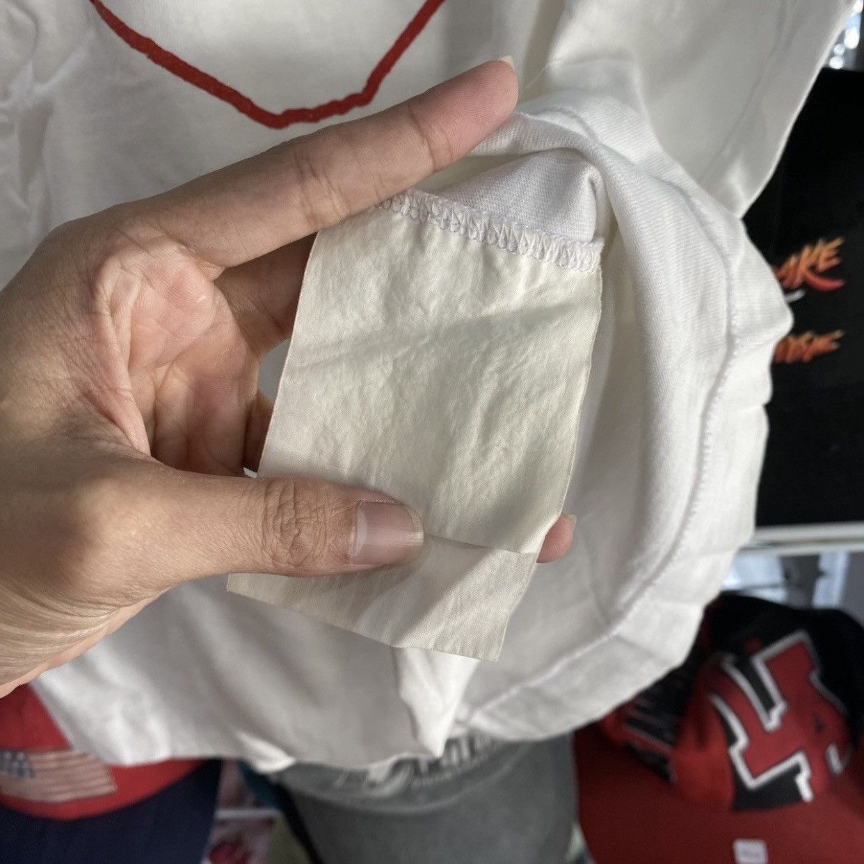 Comme des Garcons PLAY Comme des Garçons Play Sketch Heart Big Logo - Made in Japan Size US M / EU 48-50 / 2 - 11 Thumbnail