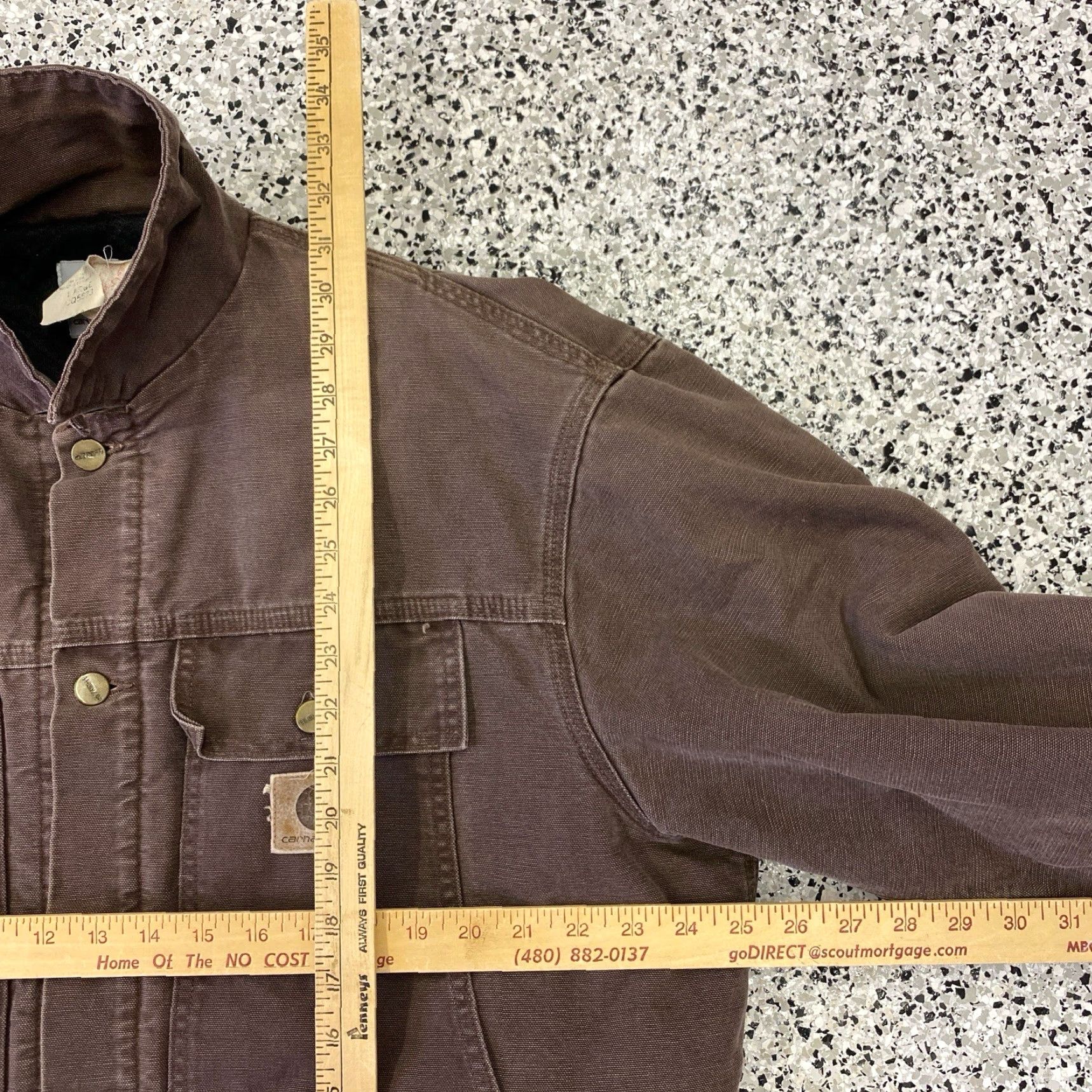 Carhartt VINTAGE Carhartt Coat / Jacket Barn Chore Quilted Lined Cotton Canvas Brown Mens Large - 90s USA Western Outdoor Utility Jacket Size US L / EU 52-54 / 3 - 3 Thumbnail