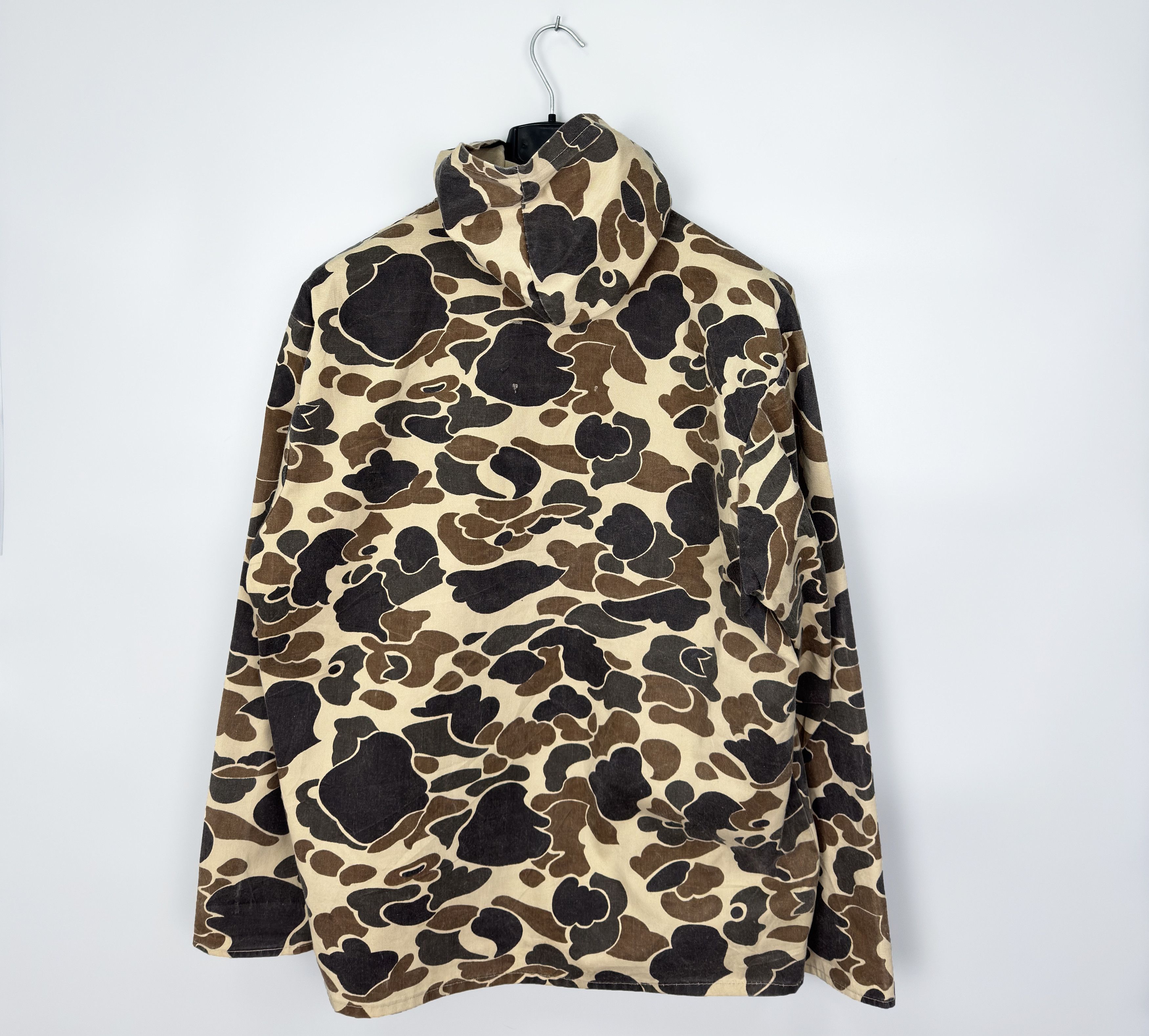 Vintage Vintage WW2 Sno King Duck Camouflage Hooded Jacket Made USA Size US L / EU 52-54 / 3 - 5 Thumbnail