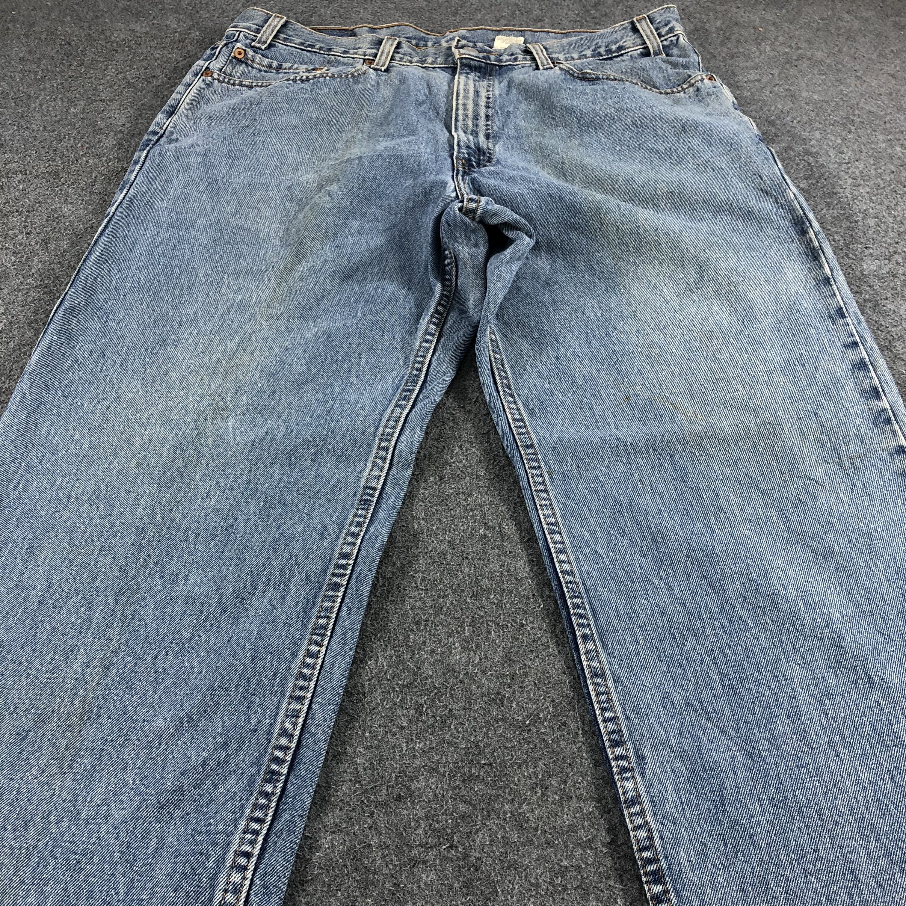 Levi's Light Wash Vintage 90s Levis 550 Jeans-J1158 Size US 37 - 3 Thumbnail
