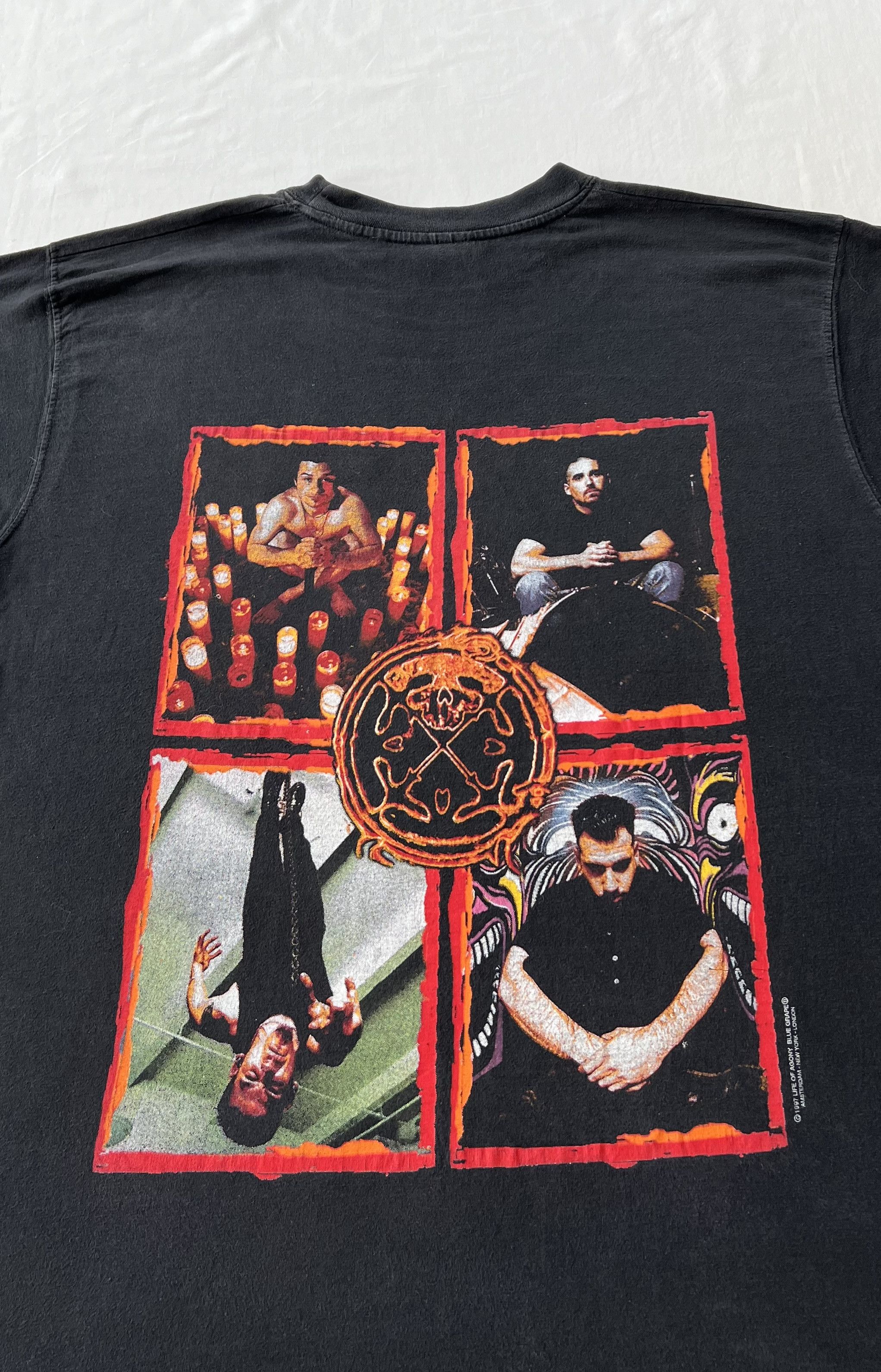 Band Tees Vintage 1997 Life of Agony Soul Searching Sun Metal Band Tee Size US L / EU 52-54 / 3 - 13 Thumbnail