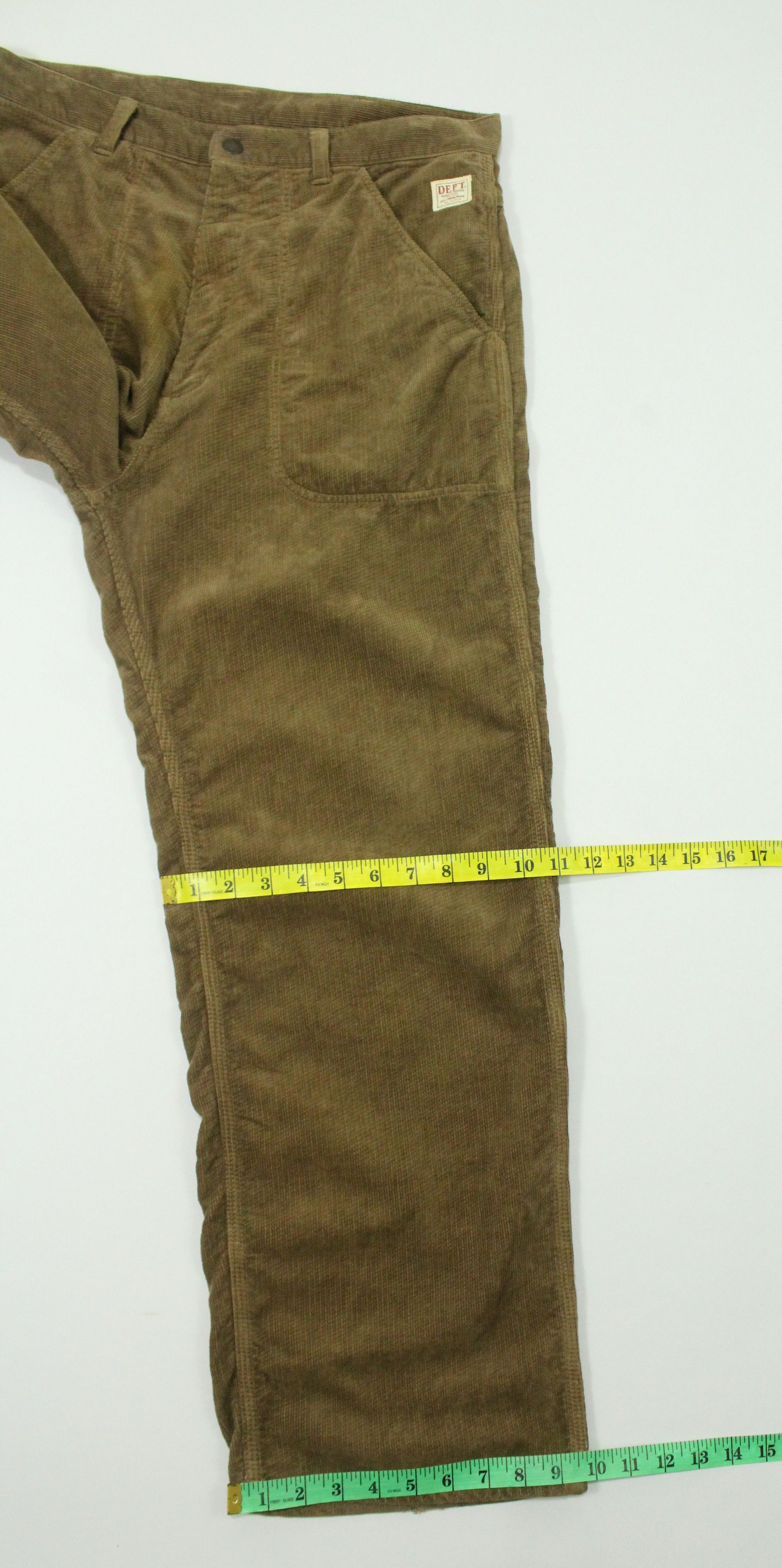 Japanese Brand DEPT. Pants Carpenter Corduroy Made In Japan Size US 32 / EU 48 - 21 Thumbnail