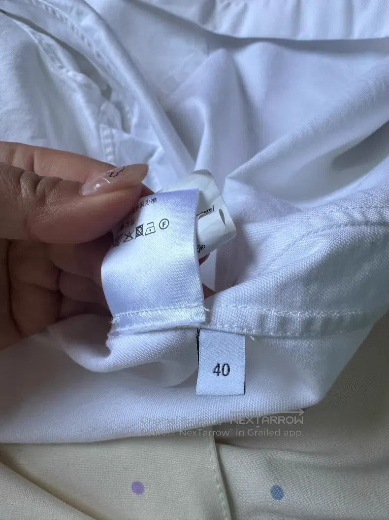 Loewe Loewe White long-sleeve shirt, 100% pure cotton Size US XXS / EU 40 - 6 Thumbnail