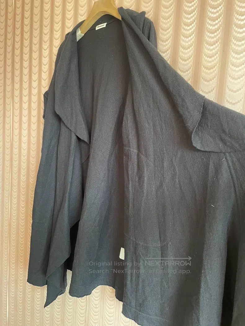 Issey Miyake Issey Miyake Black Wool Trench Coat Jacket Size M / US 6-8 / IT 42-44 - 4 Thumbnail