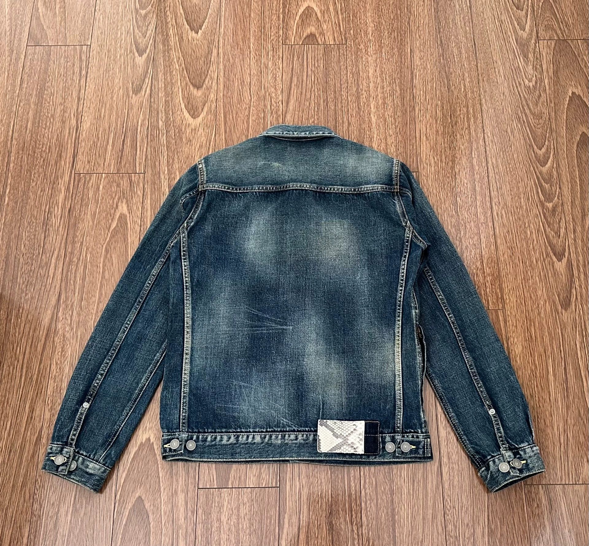 Visvim VISVIM SS 101 JKT Snake Skin Yellow Mud Washed Denim Size 1 Size US S / EU 44-46 / 1 - 2 Thumbnail