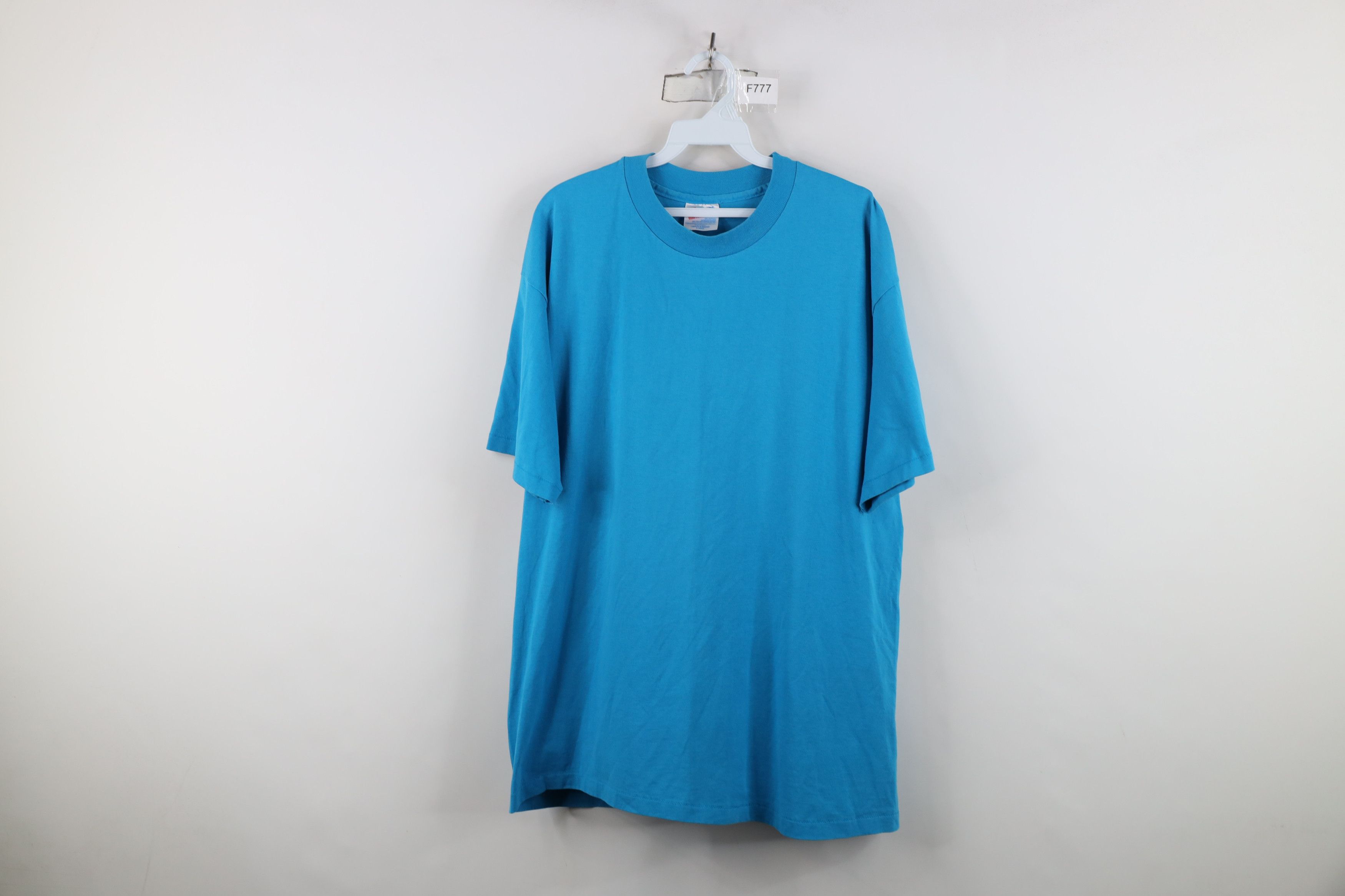 Hanes Vintage 80s 90s Hanes Heavyweight Short Sleeve T-Shirt USA Size US XL / EU 56 / 4 - 1 Thumbnail