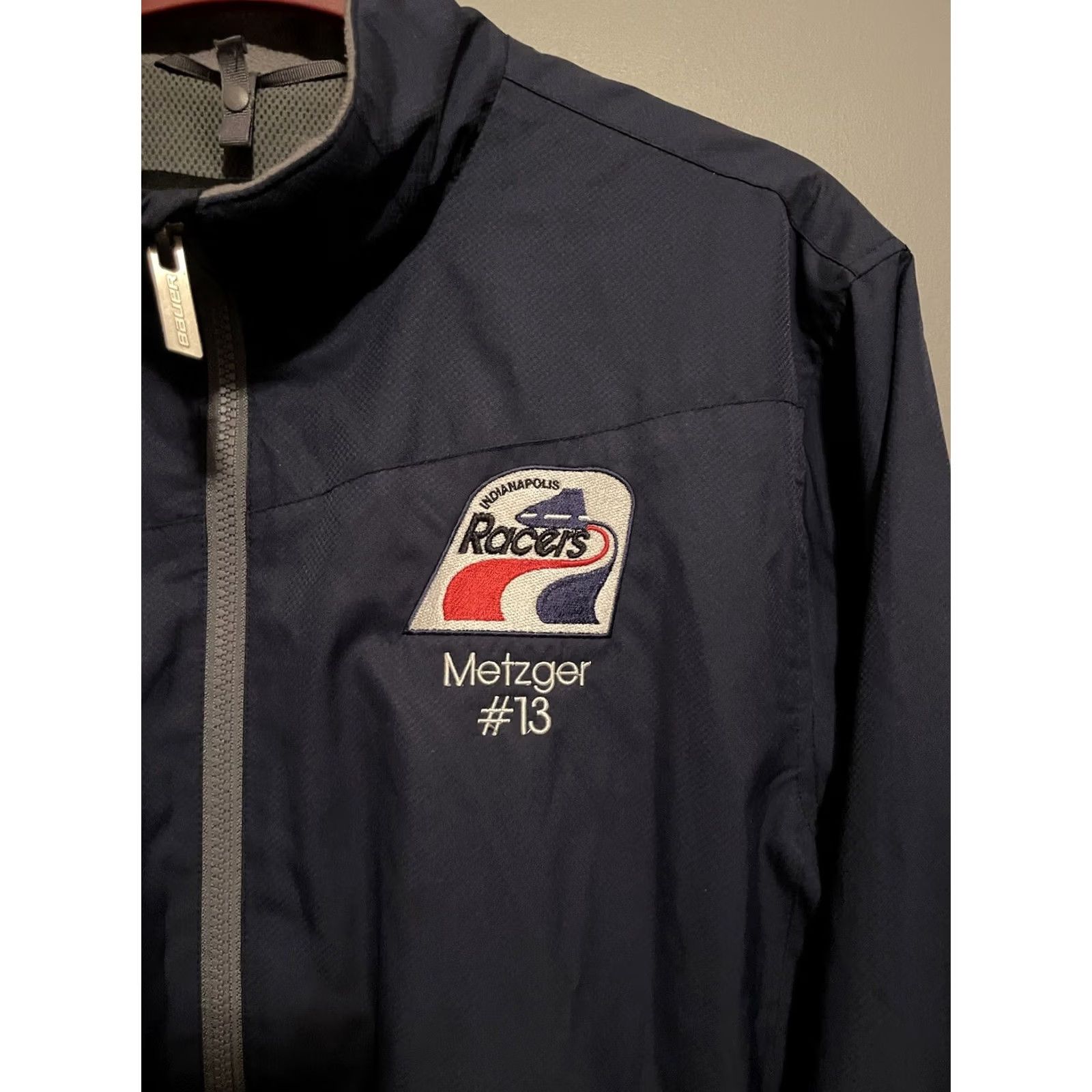 Vintage Bauer Mens Small Black Full Zip Lined Softshell Windbreaker Hockey Jacket Size US S / EU 44-46 / 1 - 4 Thumbnail