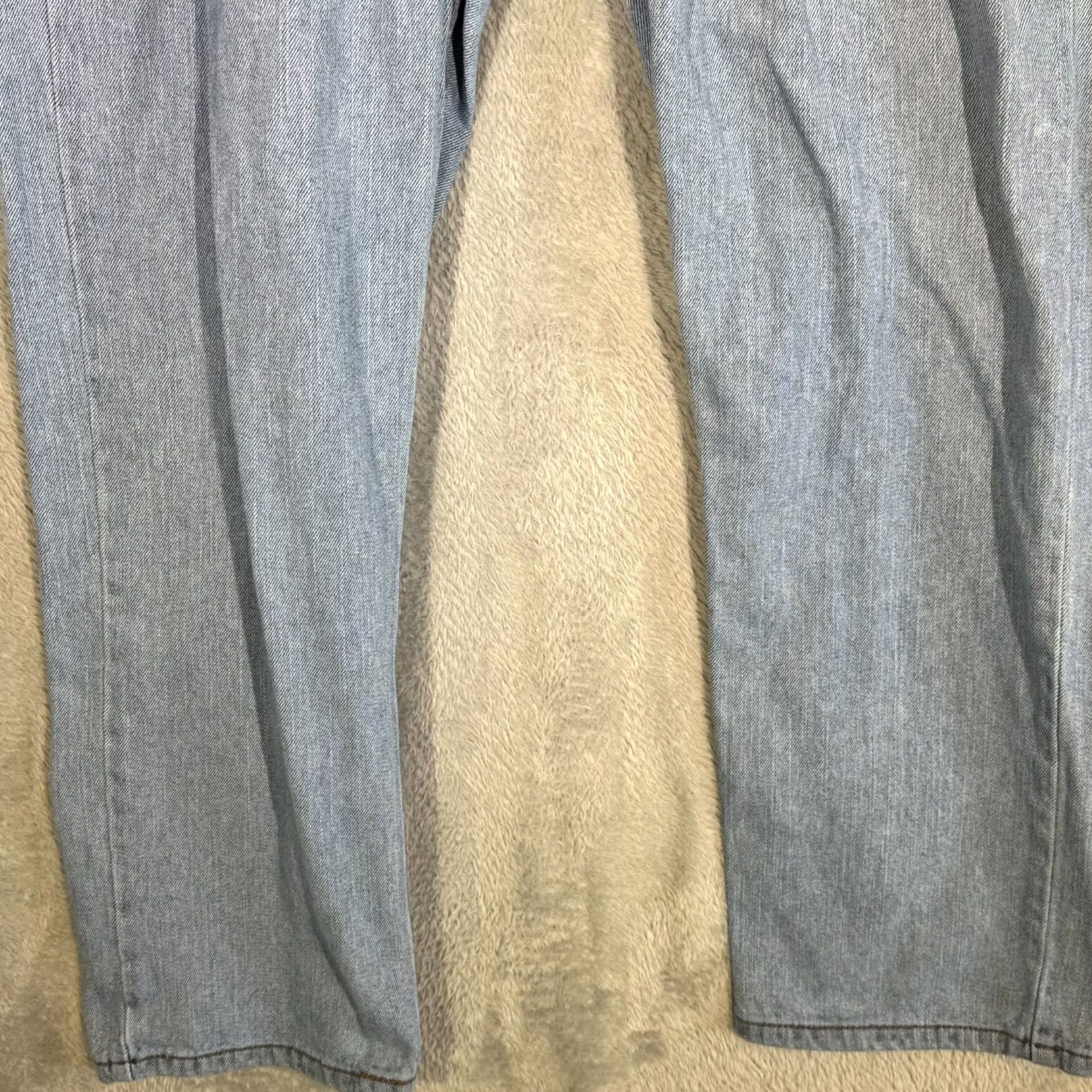 Levi's Levi’s 505 Jeans Men 36x29 Regular Fit Mid Rise Straight Light Wash Blue Denim Size US 36 / EU 52 - 5 Thumbnail