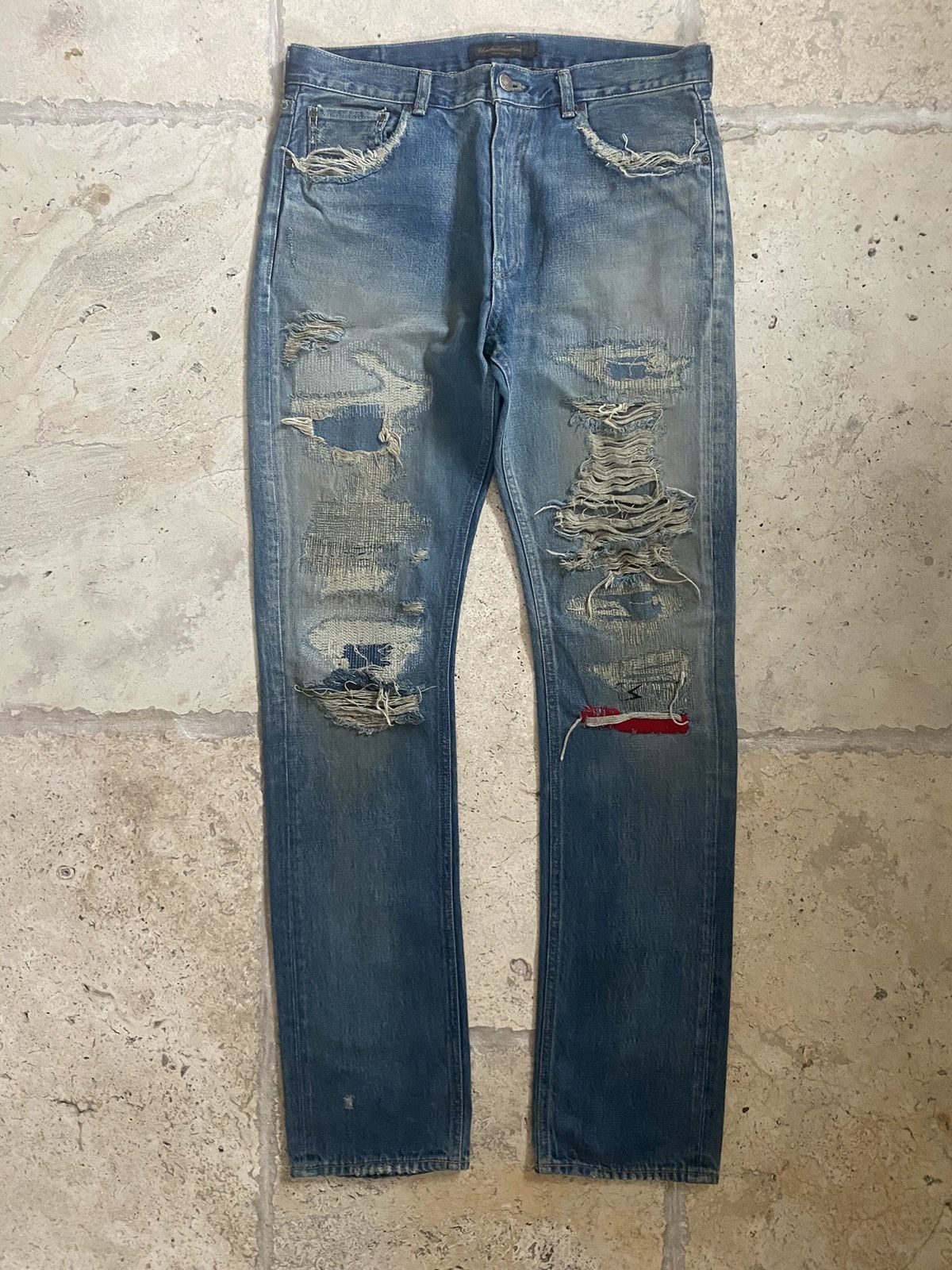 Undercover Undercover Red yarn 68 denim Size US 32 / EU 48 - 1 Thumbnail