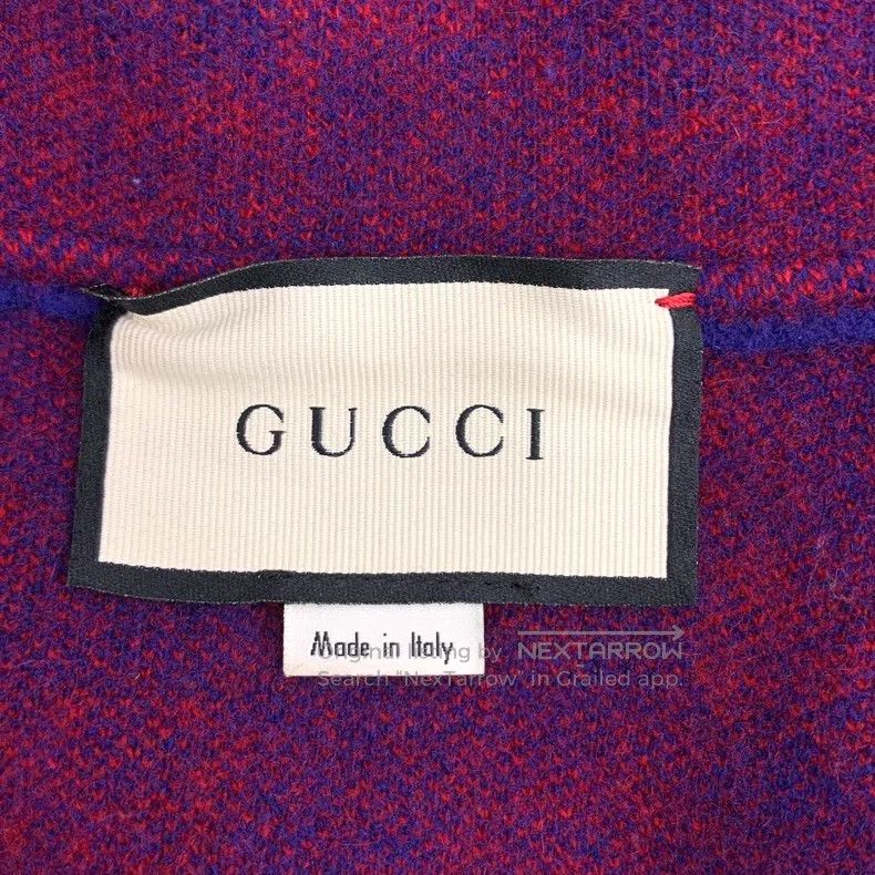 Gucci Gucci Dark blue logo jacquard full print wool hooded zippe Size US XL / EU 56 / 4 - 5 Thumbnail