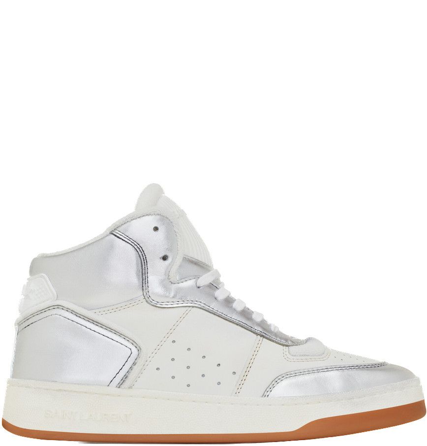 Saint Laurent Paris o1bcso1str0724 Mid-Top Sneaker in White Size US 9 / EU 42 - 1 Thumbnail
