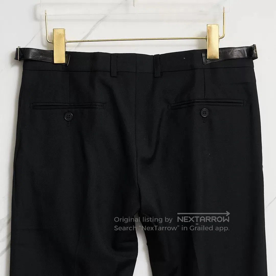 Saint Laurent Paris Saint Laurent Men's Black Wool Trousers. Size US 32 / EU 48 - 2 Thumbnail