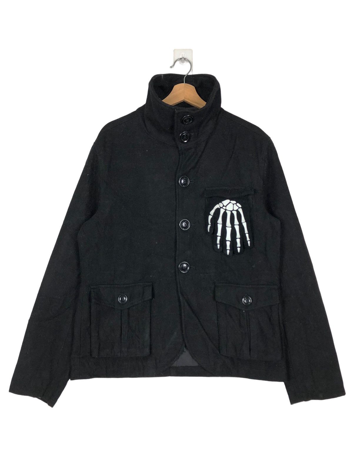 Japanese Brand 🔥90’s Vintage Wool Biker Jacket Bareback Realdress Japan Size US L / EU 52-54 / 3 - 1 Thumbnail