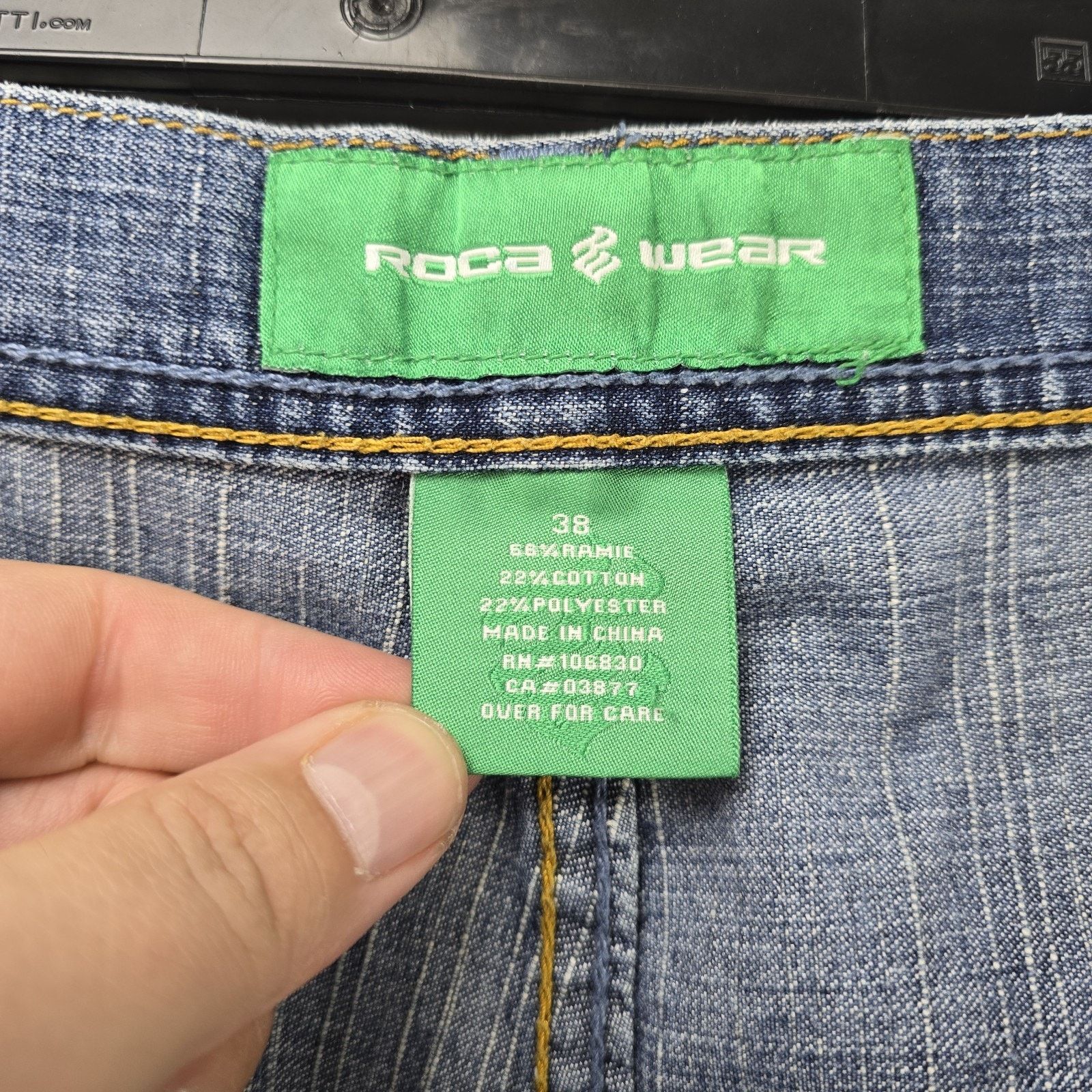Rocawear Vintage Rocawear Jeans Mens 38 (Fits 36x31) Baggy Y2K Skater Size US 36 / EU 52 - 6 Thumbnail