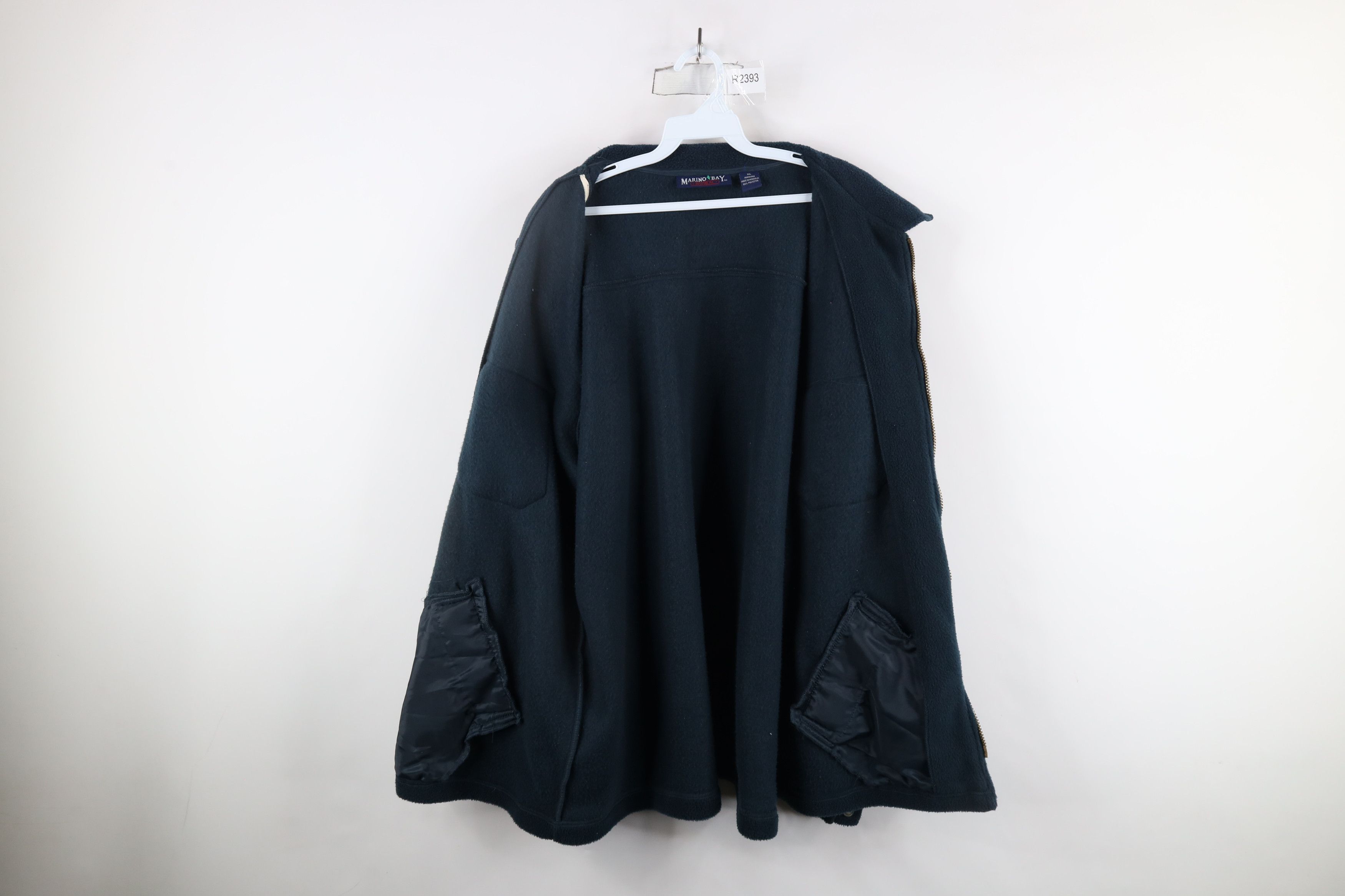 Vintage Vintage 90s Streetwear Full Zip Fleece Shirt Jacket Shacket Size US XXL / EU 58 / 5 - 9 Thumbnail