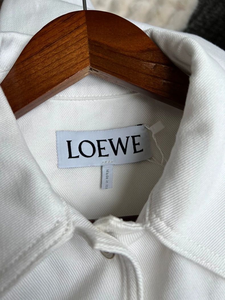 Loewe LOEWE Pineapple cotton lapel single row button long sleeve Size XS / US 0-2 / IT 36-38 - 4 Thumbnail