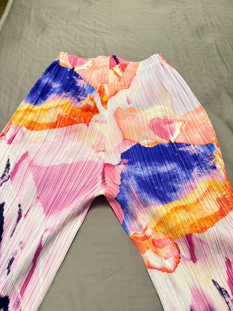 Issey Miyake Issey Miyake size:3 Pink waltz pleated trousers Size 32" / US 10 / IT 46 - 2 Thumbnail