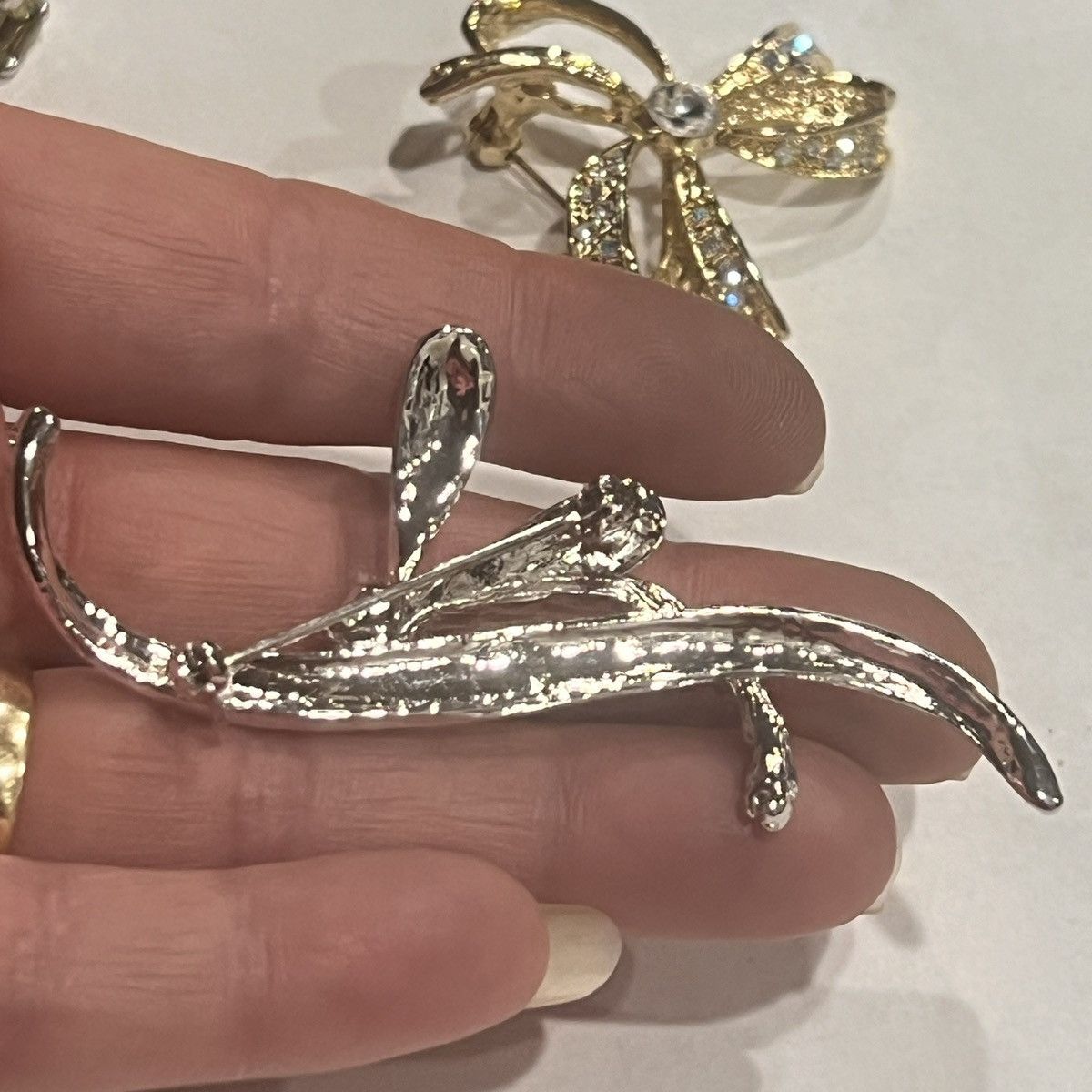 Unknown London Elegant Rhinestone Dragonfly Brooch Size ONE SIZE - 5 Thumbnail
