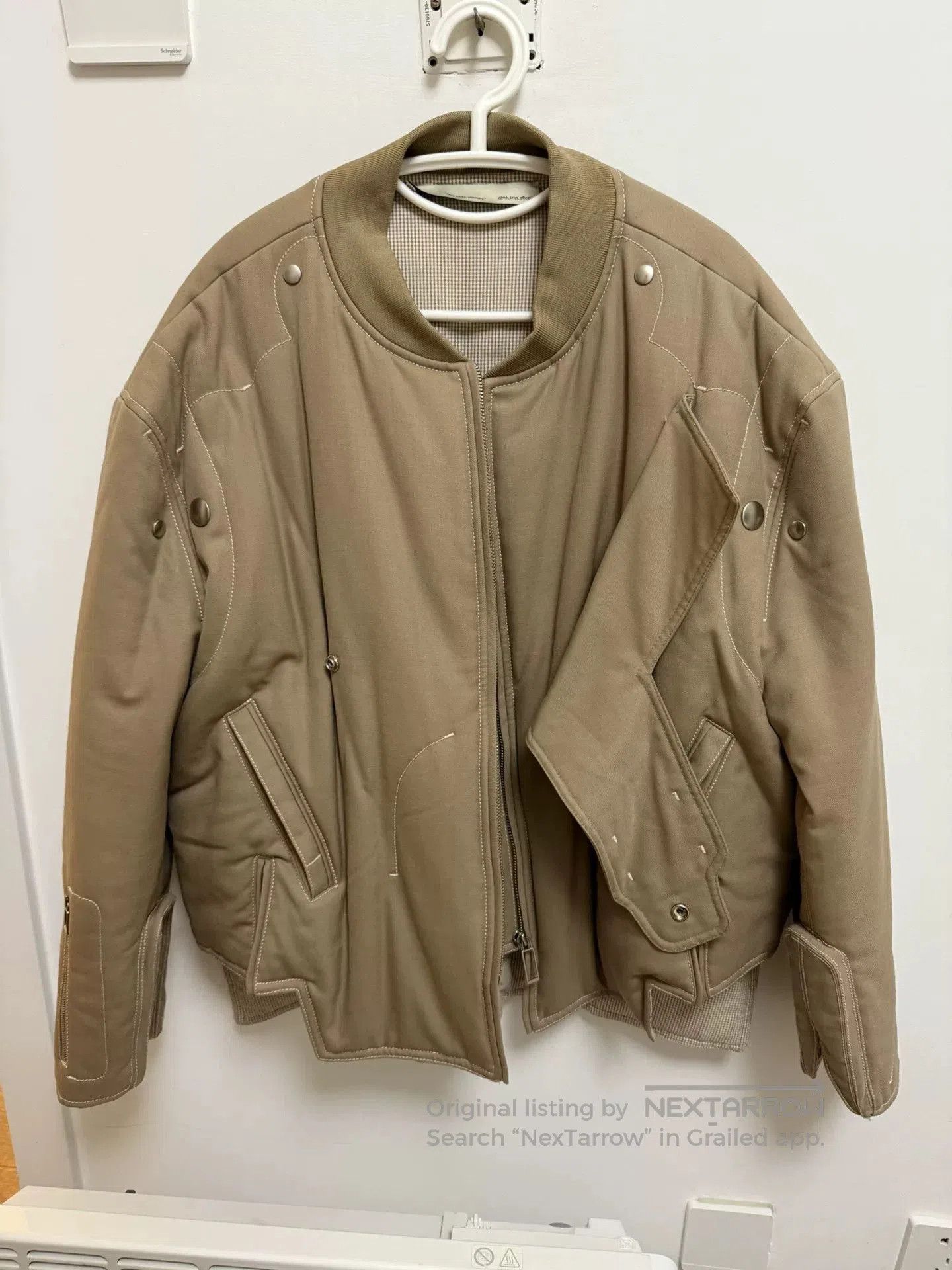 Christian Siriano Sirius Quilted Cropped Space Suit Jacket. Size US M / EU 48-50 / 2 - 2 Thumbnail