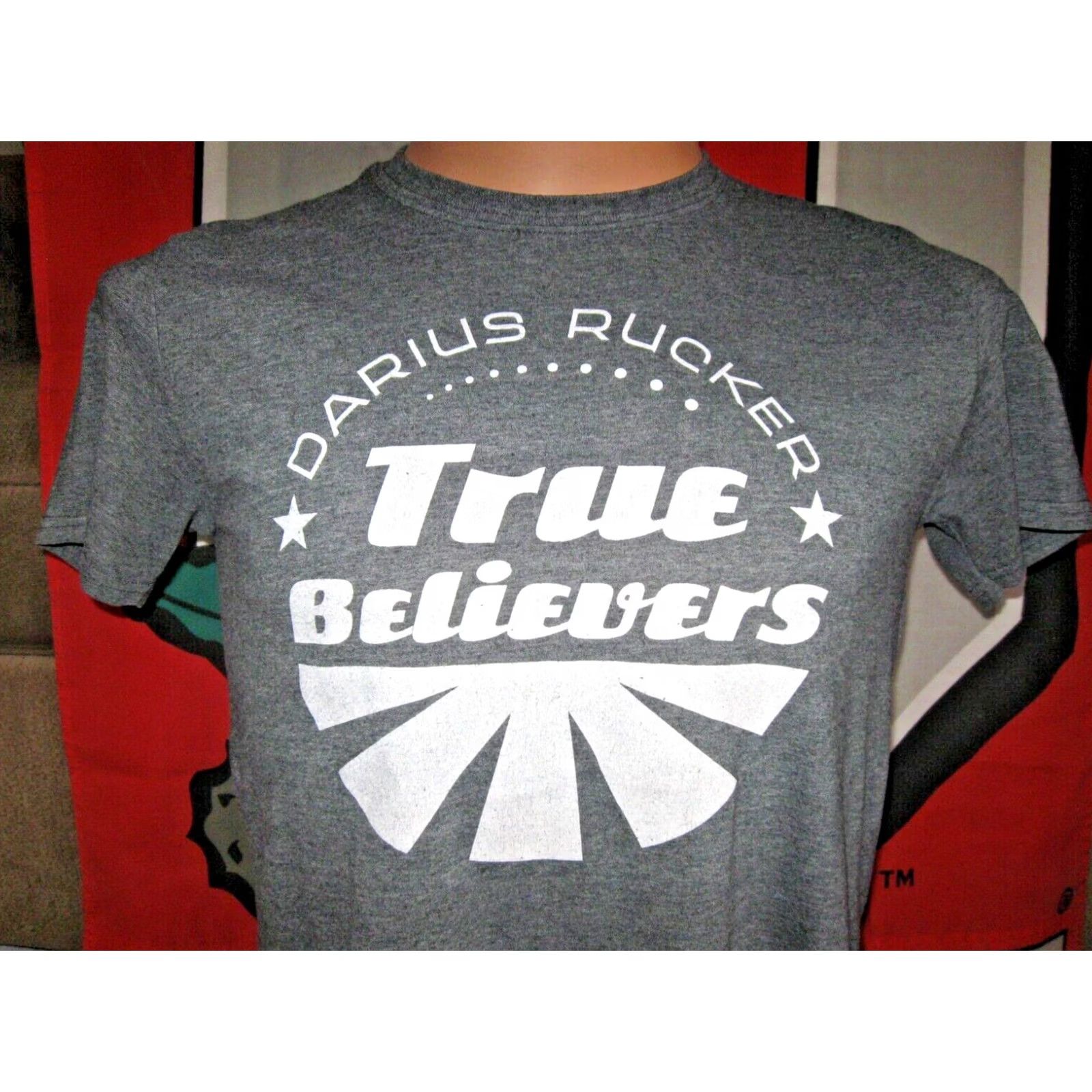 Gildan Darius Rucker True Believers shirt Men's medium COUNTRY GUITARIST songwriter t Size US M / EU 48-50 / 2 - 2 Thumbnail