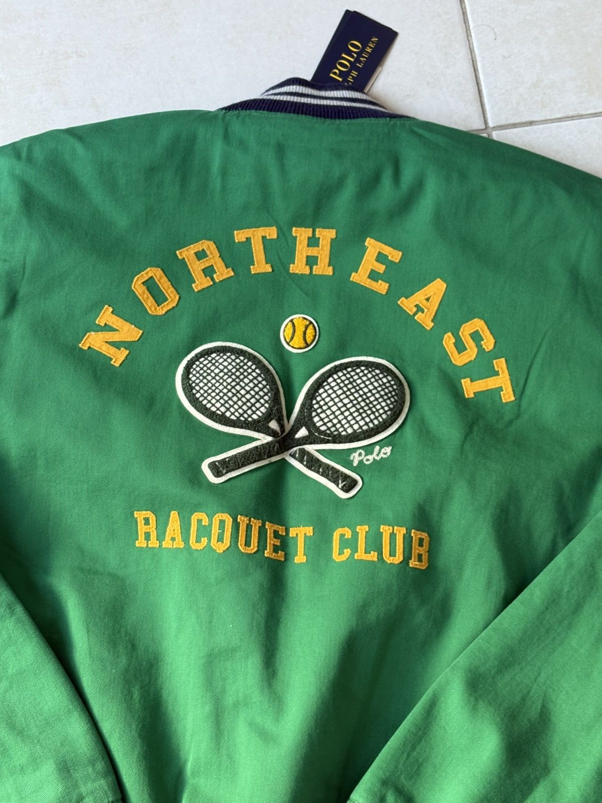 Ralph Lauren Green Varsity Jacket Ralph Lauren Tennis Club Men’s Size L Size US L / EU 52-54 / 3 - 2 Thumbnail