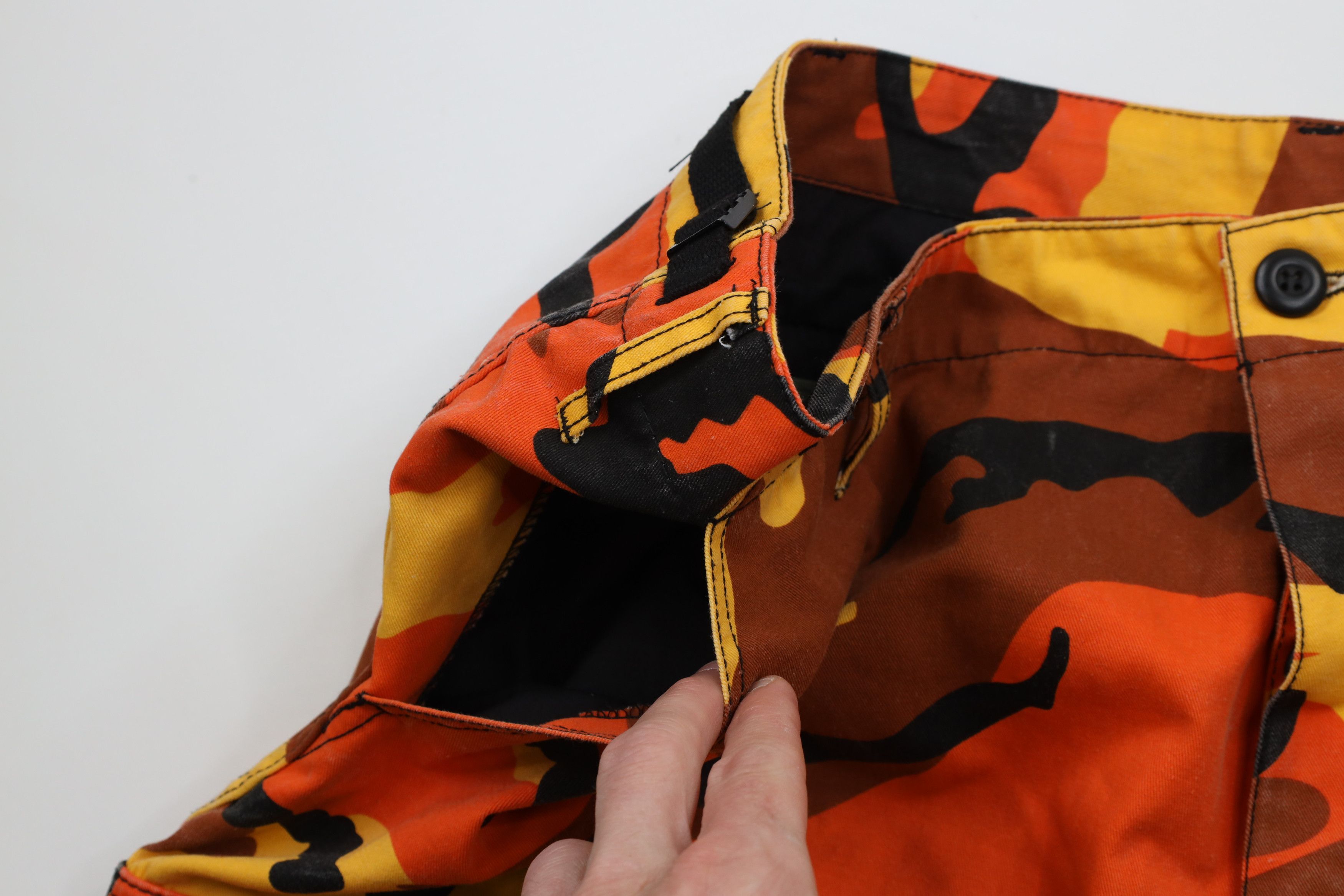 Rothco × Vintage Vintage Rothco Military BDU Camouflage Cargo Shorts Orange Size US 36 / EU 52 - 8 Thumbnail