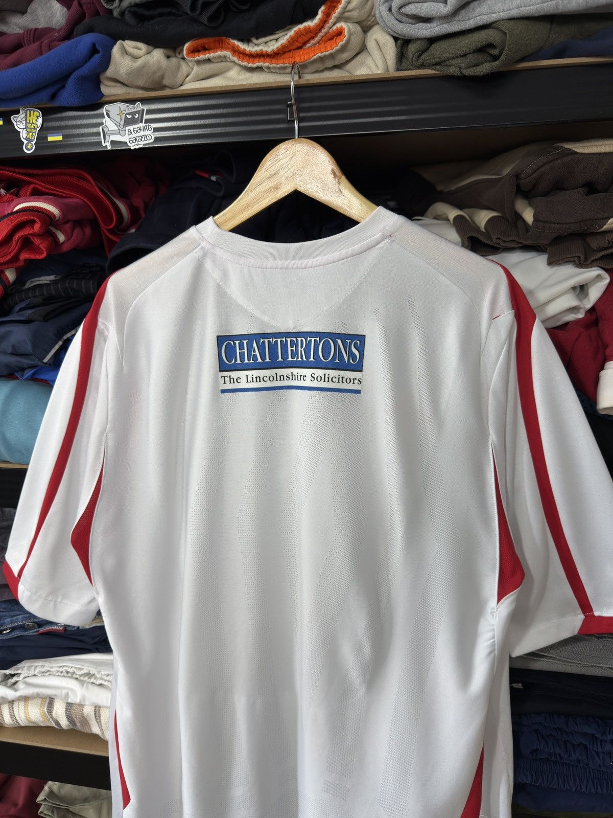 Umbro VTG UMBRO LINCOLN CITY FC 2008-2009 HOME FOOTBALL T-SHIRT Size US XL / EU 56 / 4 - 12 Thumbnail