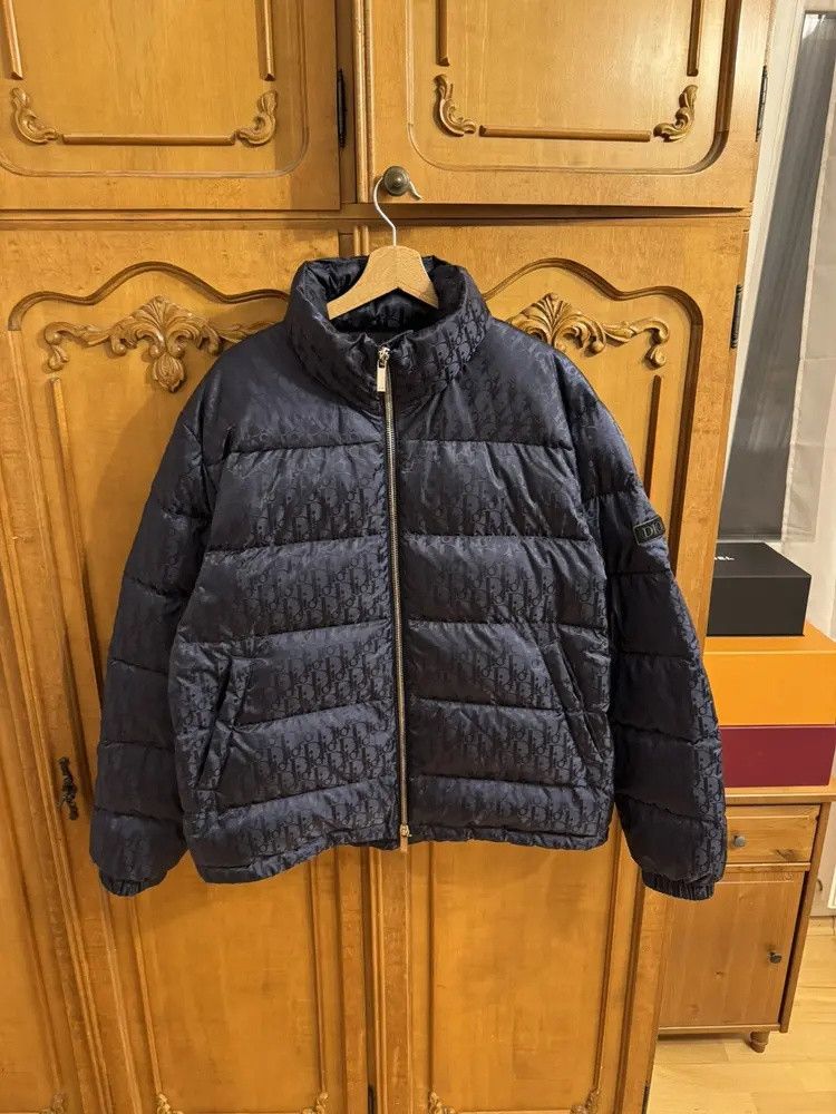 Dior Dior Puffer Jacket Navy Blue Size US L / EU 52-54 / 3 - 2 Thumbnail