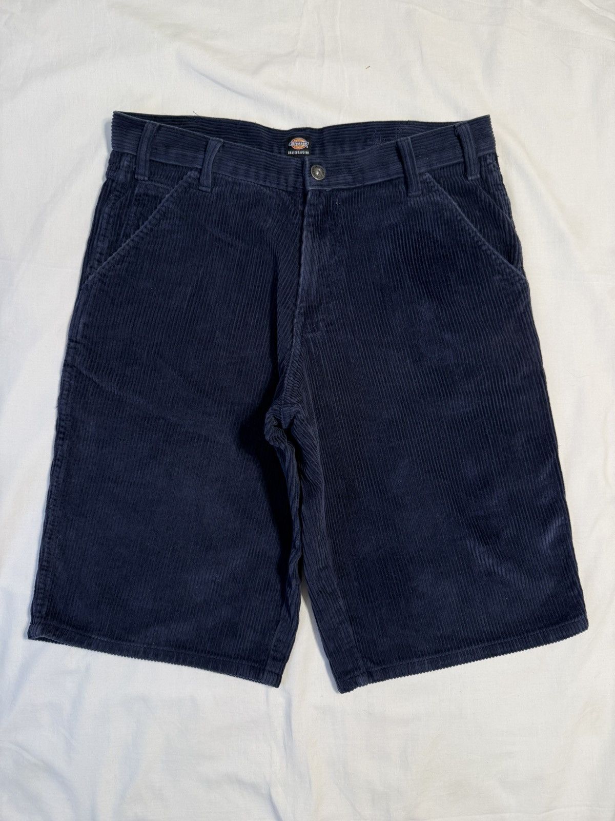 Dickies Dickies Skateboarding Jake Hayes Blue Corduroy Shorts Size US 32 / EU 48 - 2 Thumbnail