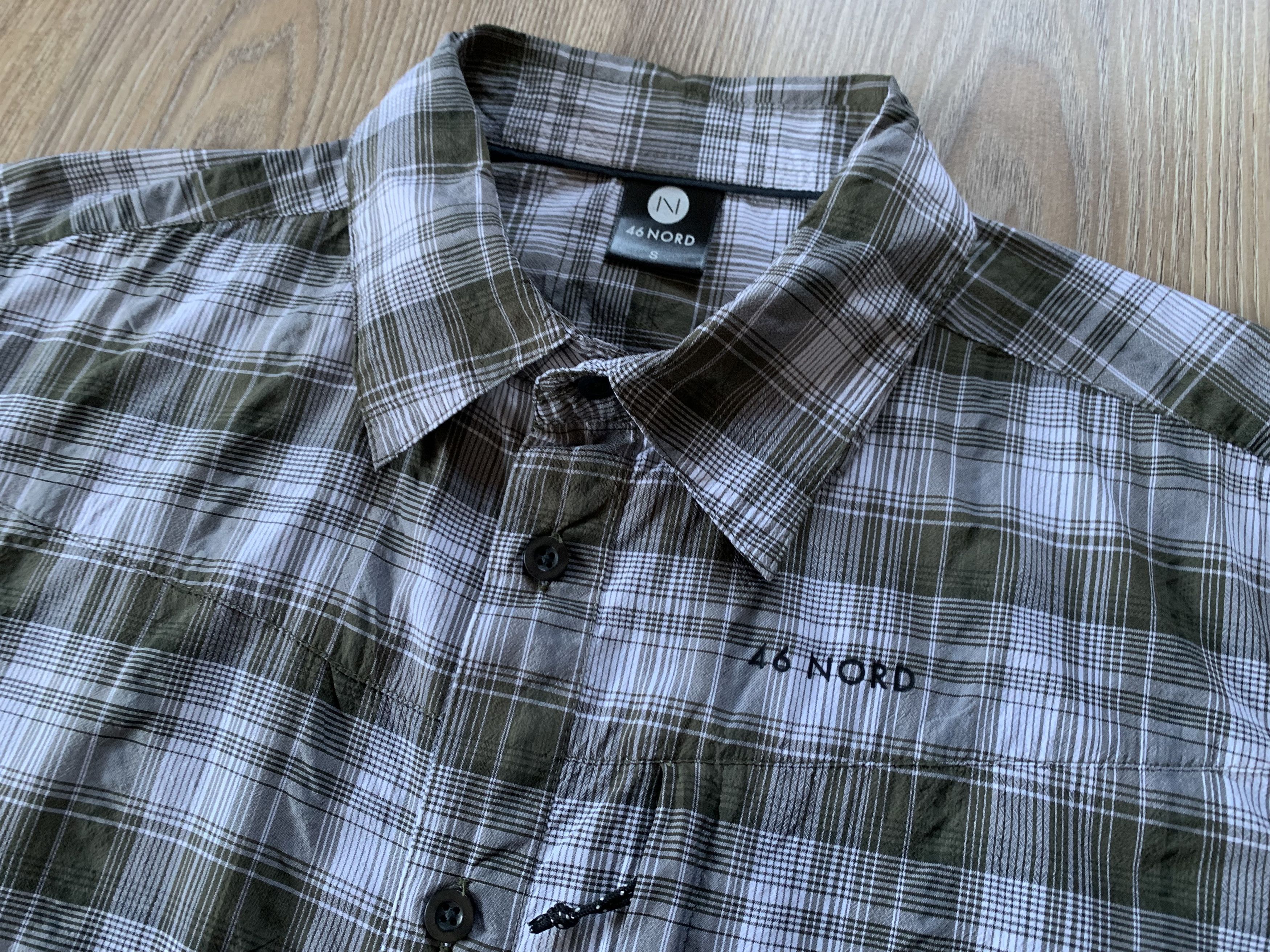 Other Men's 46 Nord Hiking Trekking Plaid Short Sleeve Shirt Size US S / EU 44-46 / 1 - 5 Thumbnail