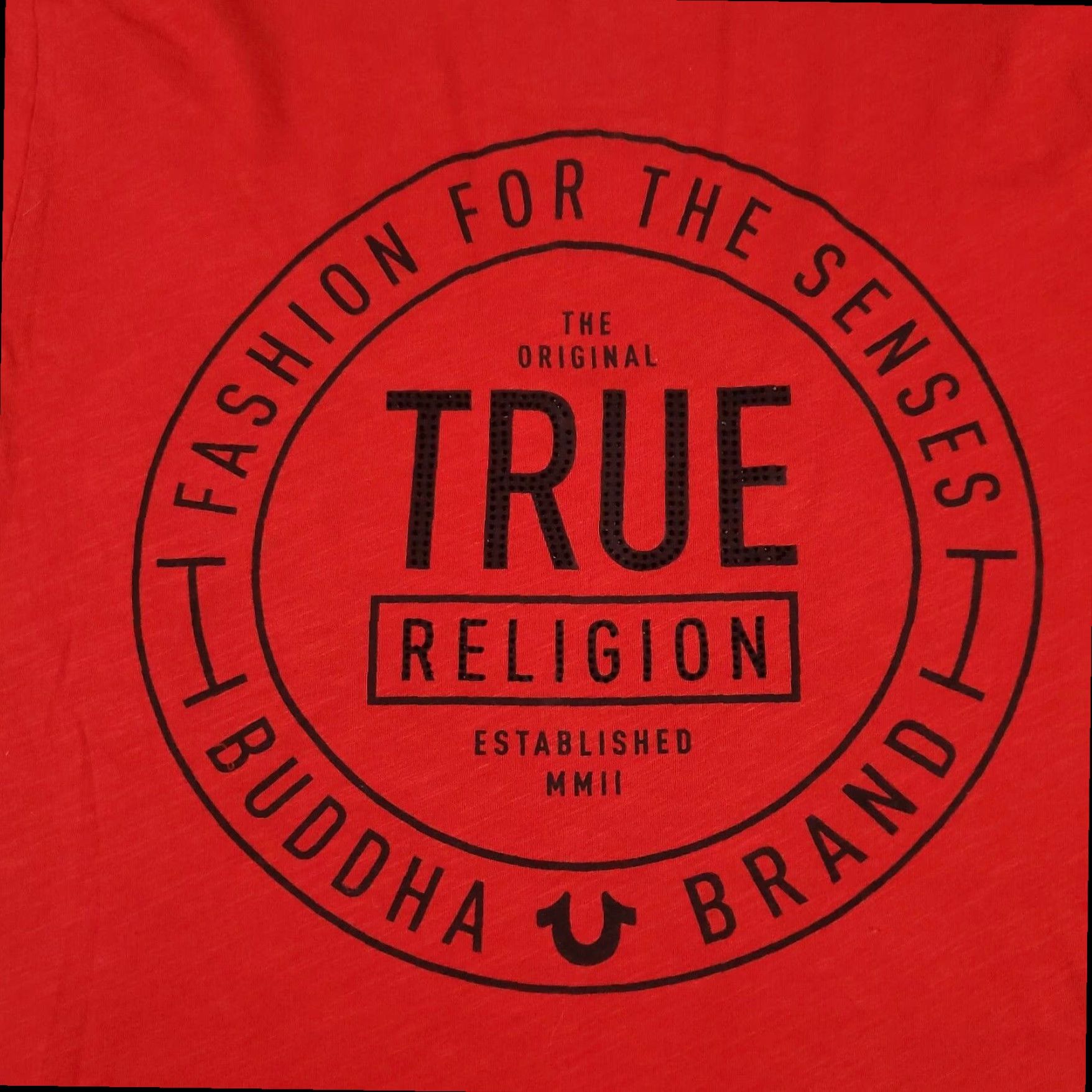 True Religion True Religion Womens Small Red Casual Short Sleeve Ladies T Shirt Size S / US 4 / IT 40 - 6 Thumbnail
