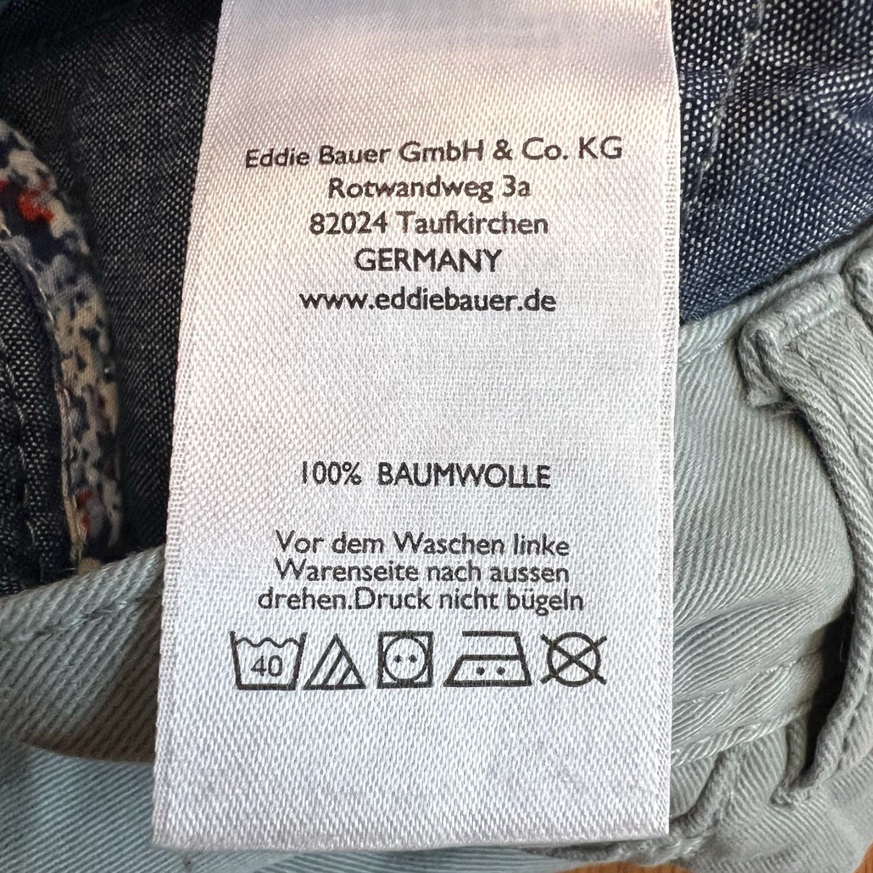 Eddie Bauer Eddie Bauer Everyday Cotton Twill Shorts Womens Size 14 Gray High-Rise Chino Activewear Size 36" / US 14 / IT 50 - 7 Thumbnail