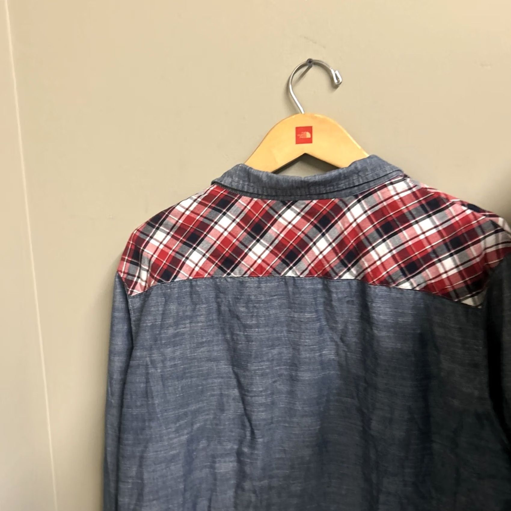 Denime Cary LaScala Button-Up Shirt Denim Lightweight USA Pattern Striped Long Sleeve Blue Cotton Men XXL Regular Authentic San Francisco USA Made Size US S / EU 44-46 / 1 - 6 Thumbnail