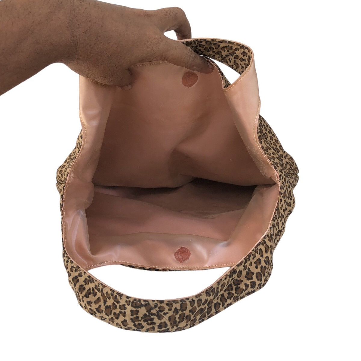 Bottega Veneta Vintage Bottega Veneta Leopard Print Tote Bag Size ONE SIZE - 8 Thumbnail