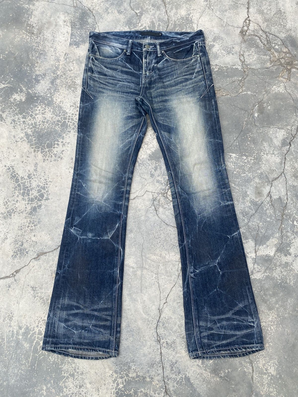 GOSTAR DE FUGA FUGA Reptile Flared Jeans LGB IF SIX WAS NINE Size US 30 / EU 46 - 1 Thumbnail