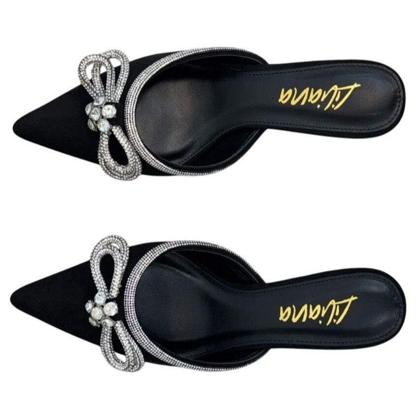 Other LILIANA / Romantiq 1 / Black / Rhinestone / Bow / Embellishe Size US 11 / IT 41 - 3 Thumbnail