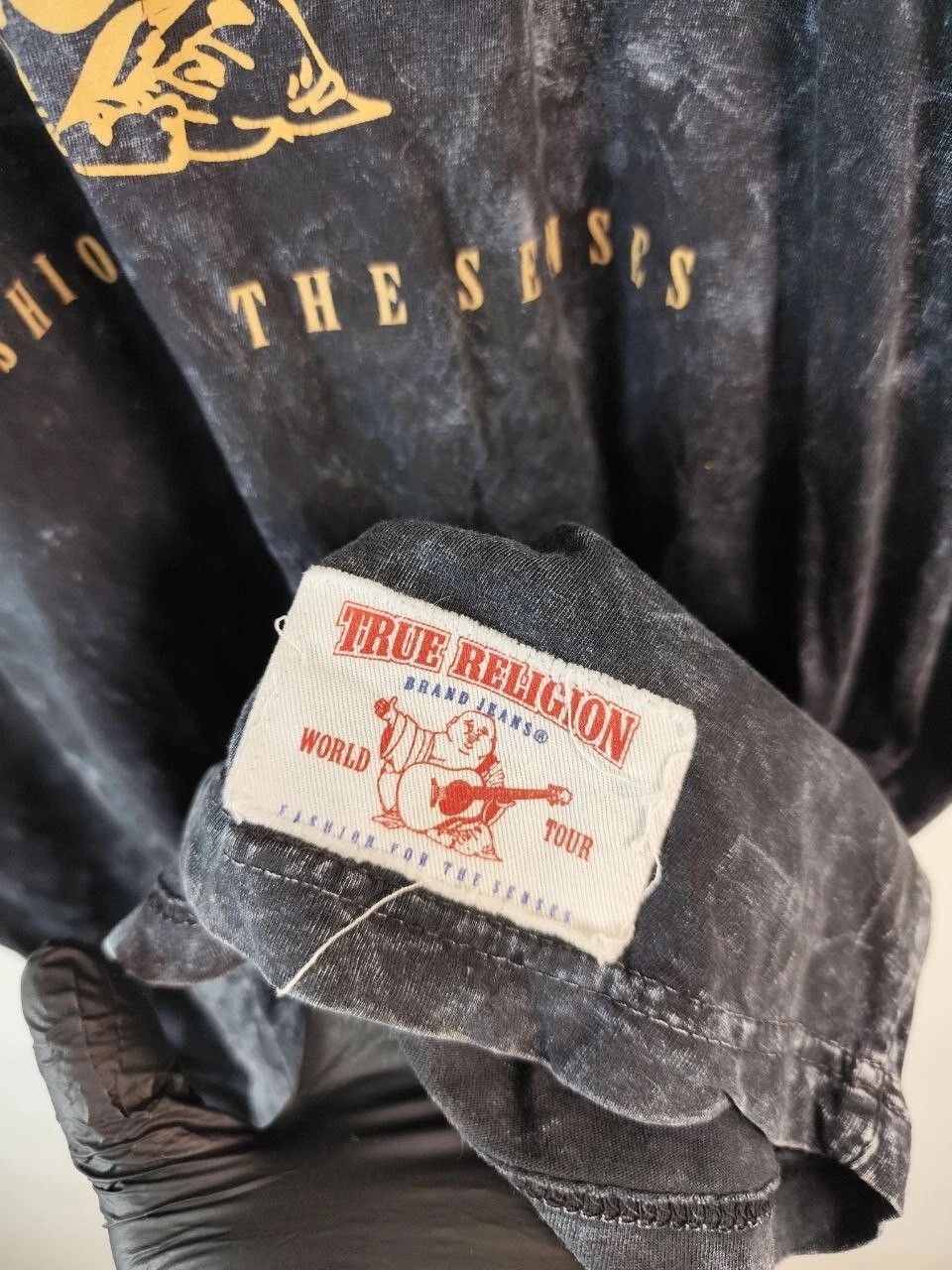 True Religion True Religion Japanese Brand Jeans Short Sleeve T Shirt L Size US L / EU 52-54 / 3 - 5 Thumbnail
