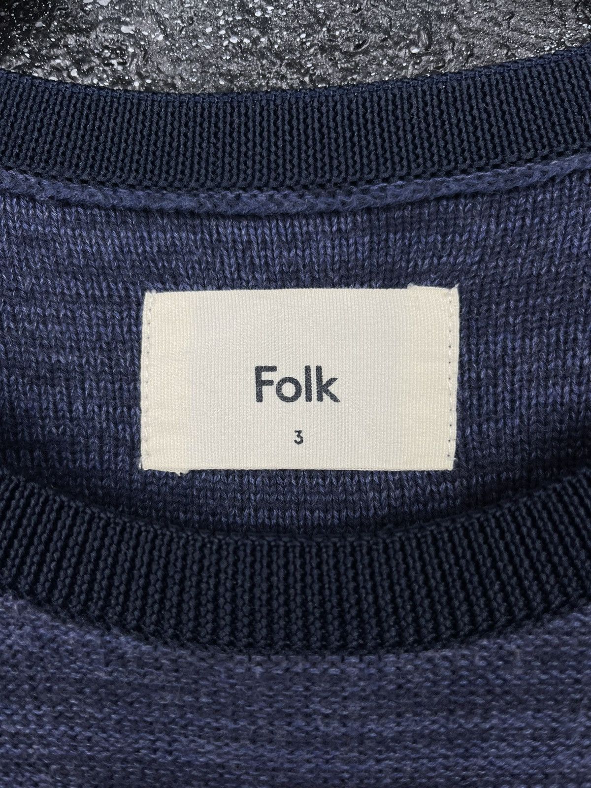 Folk Folk Blue Knit Sweater Men’s Size L Size US L / EU 52-54 / 3 - 9 Thumbnail